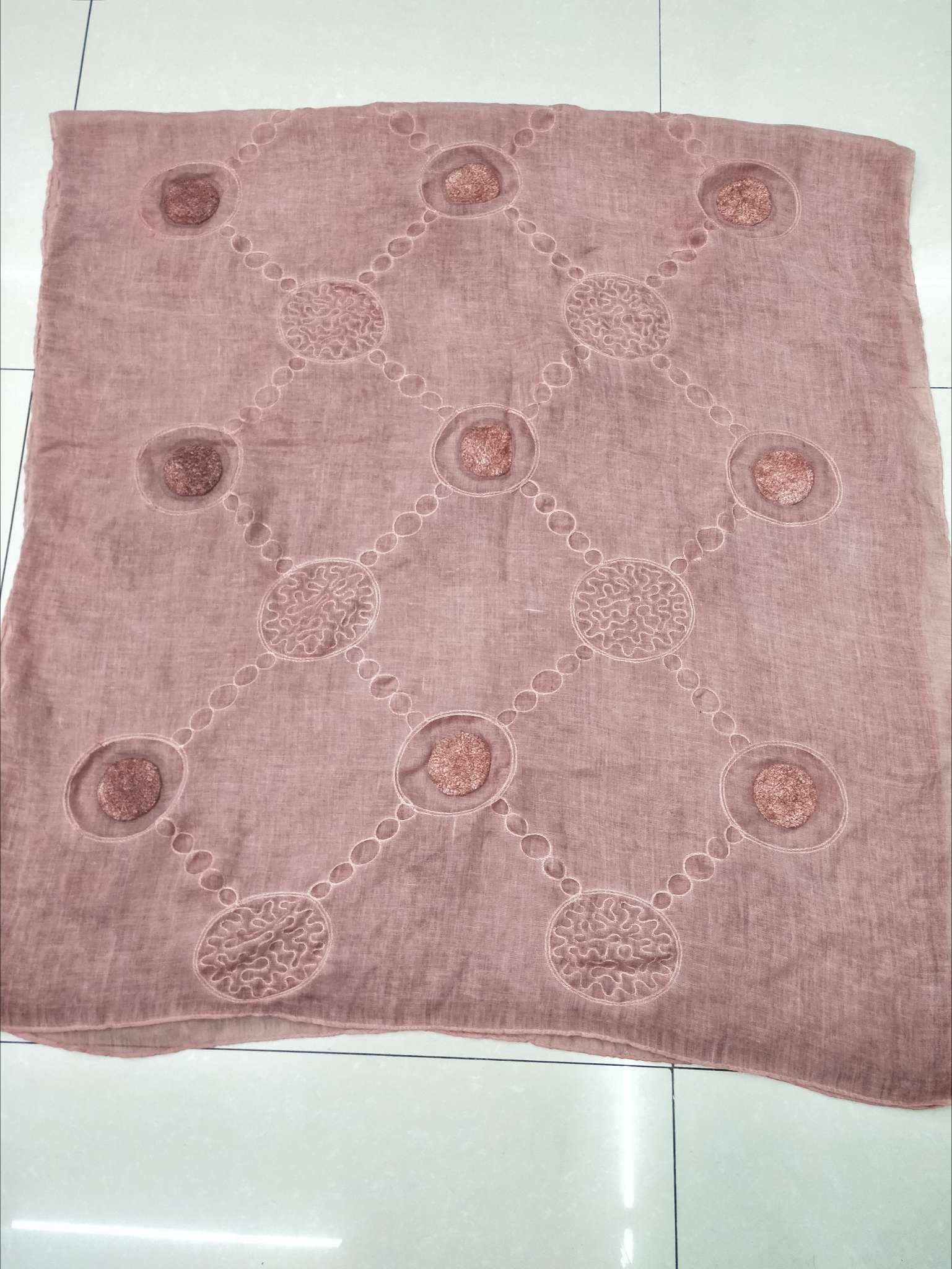 Stained Embroidered Headscarf 10 undefined