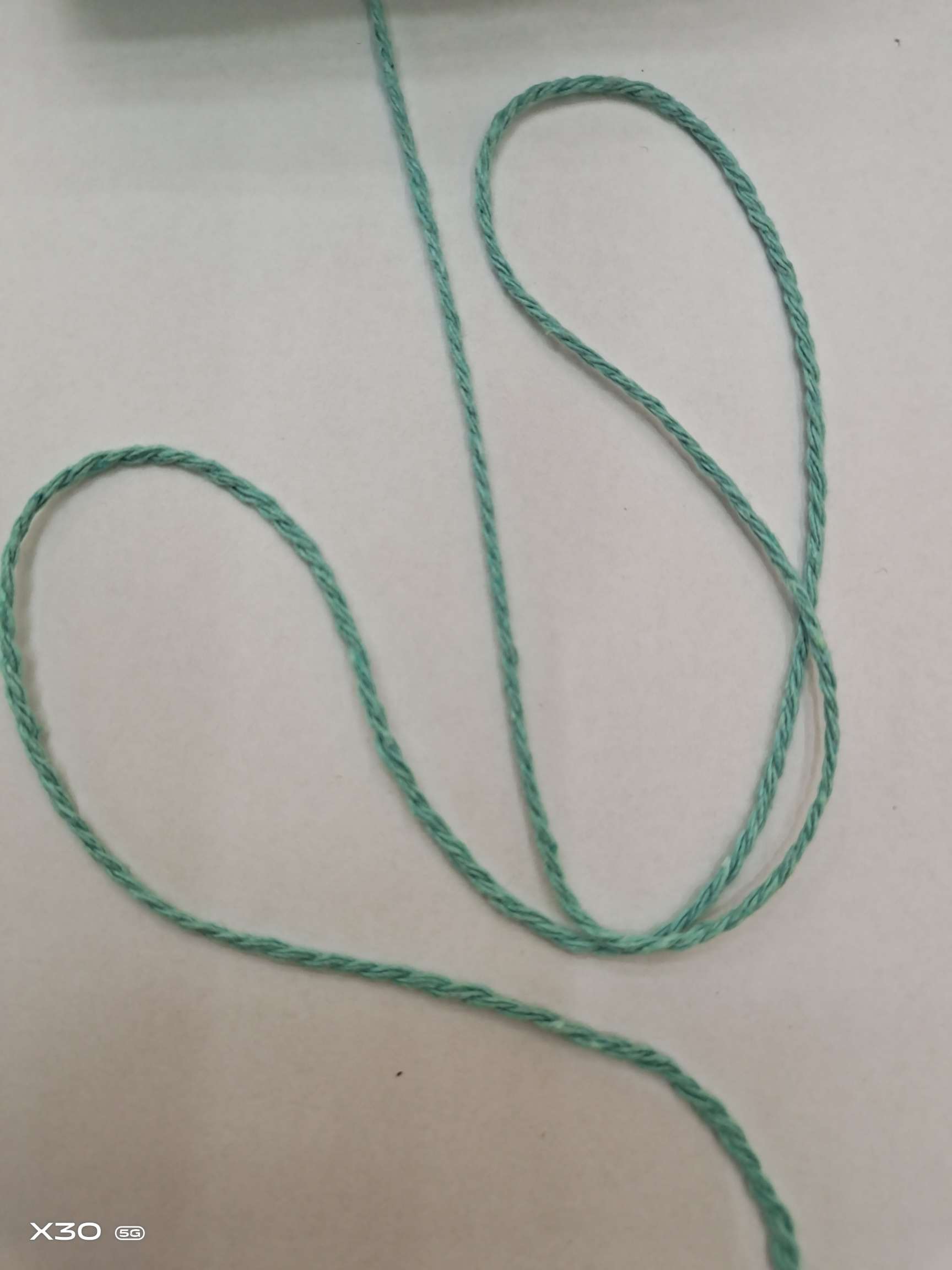 2mm single-color cotton thread and hemp rope diy thick and thin hemp rope handmade hanging tag rope details Picture