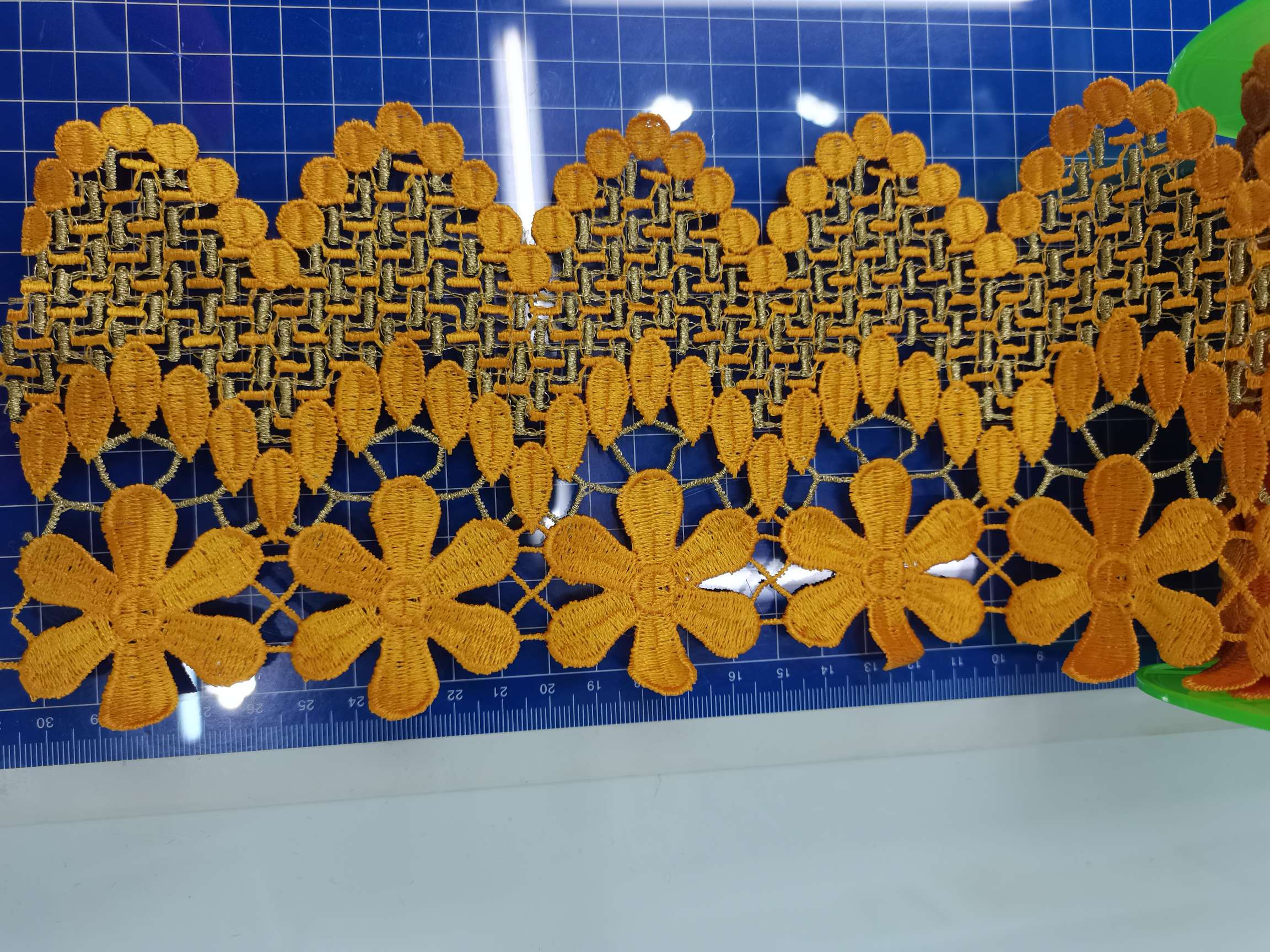 New product: Milk silk color thread gold thread lace Application Scenario