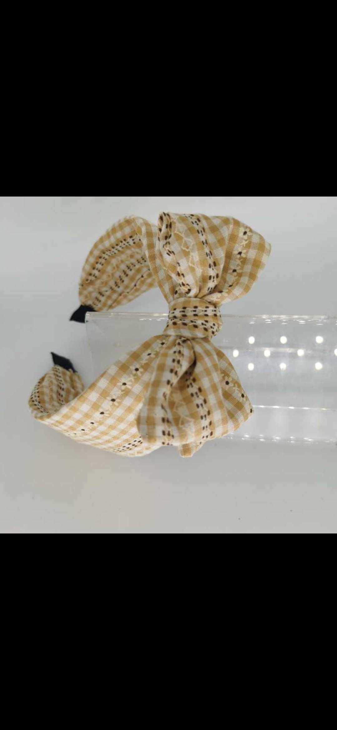 Big bow tie headband thumbnail