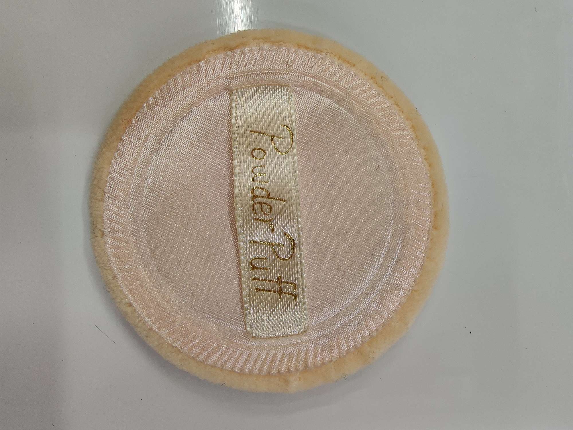 订货款  丝带贴布粉扑细节图