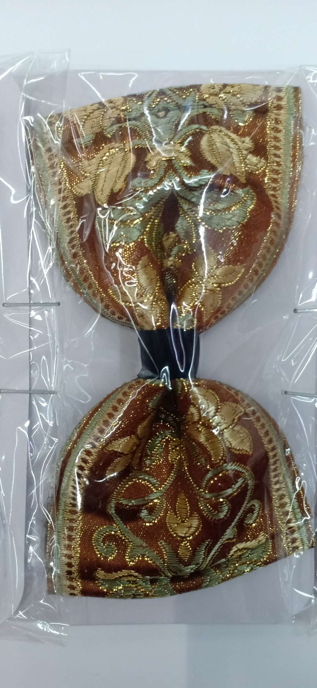 Vintage jacquard pajarita