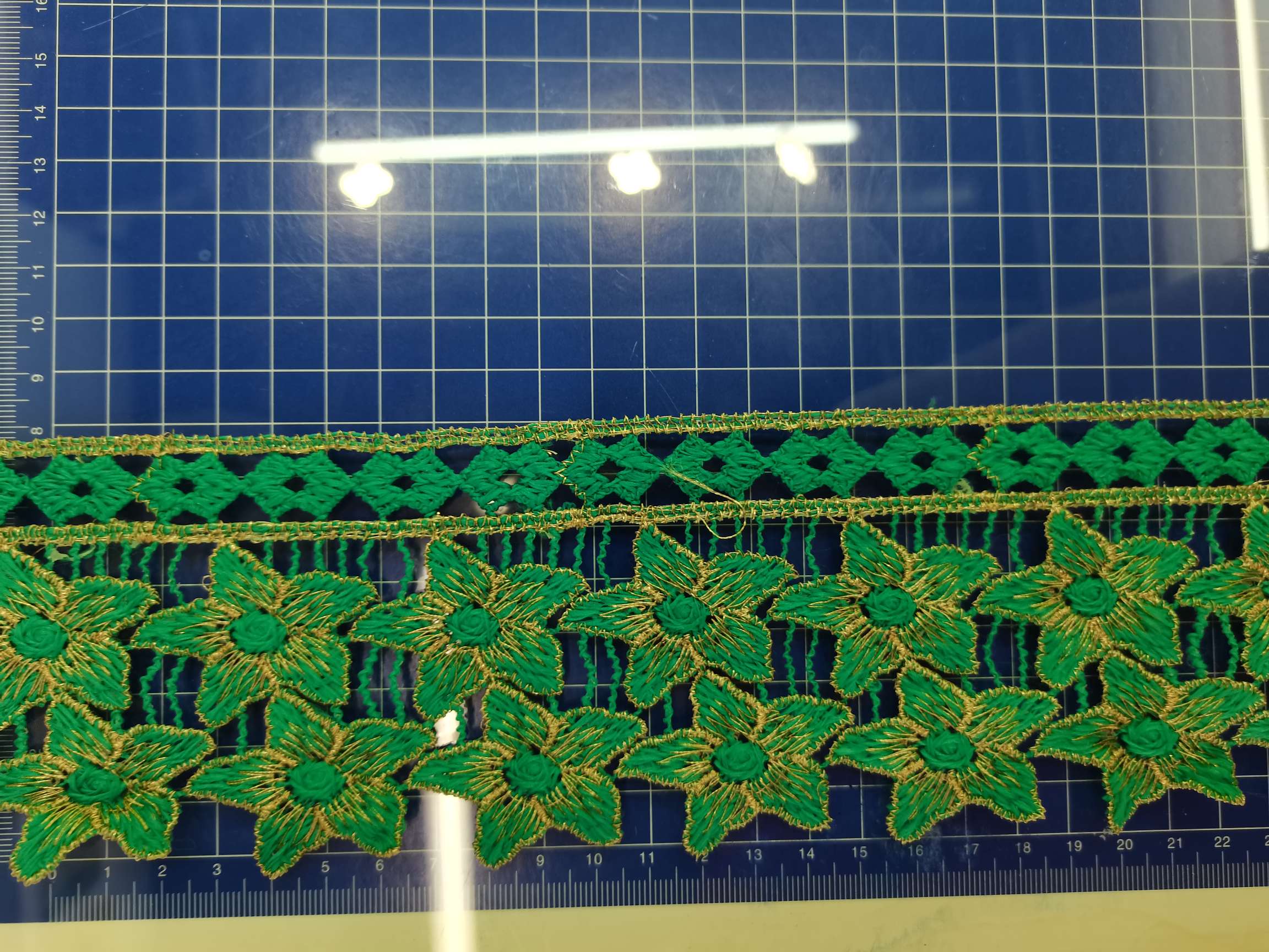 新款色线加金线花边 围巾花边各类辅料花边产品图