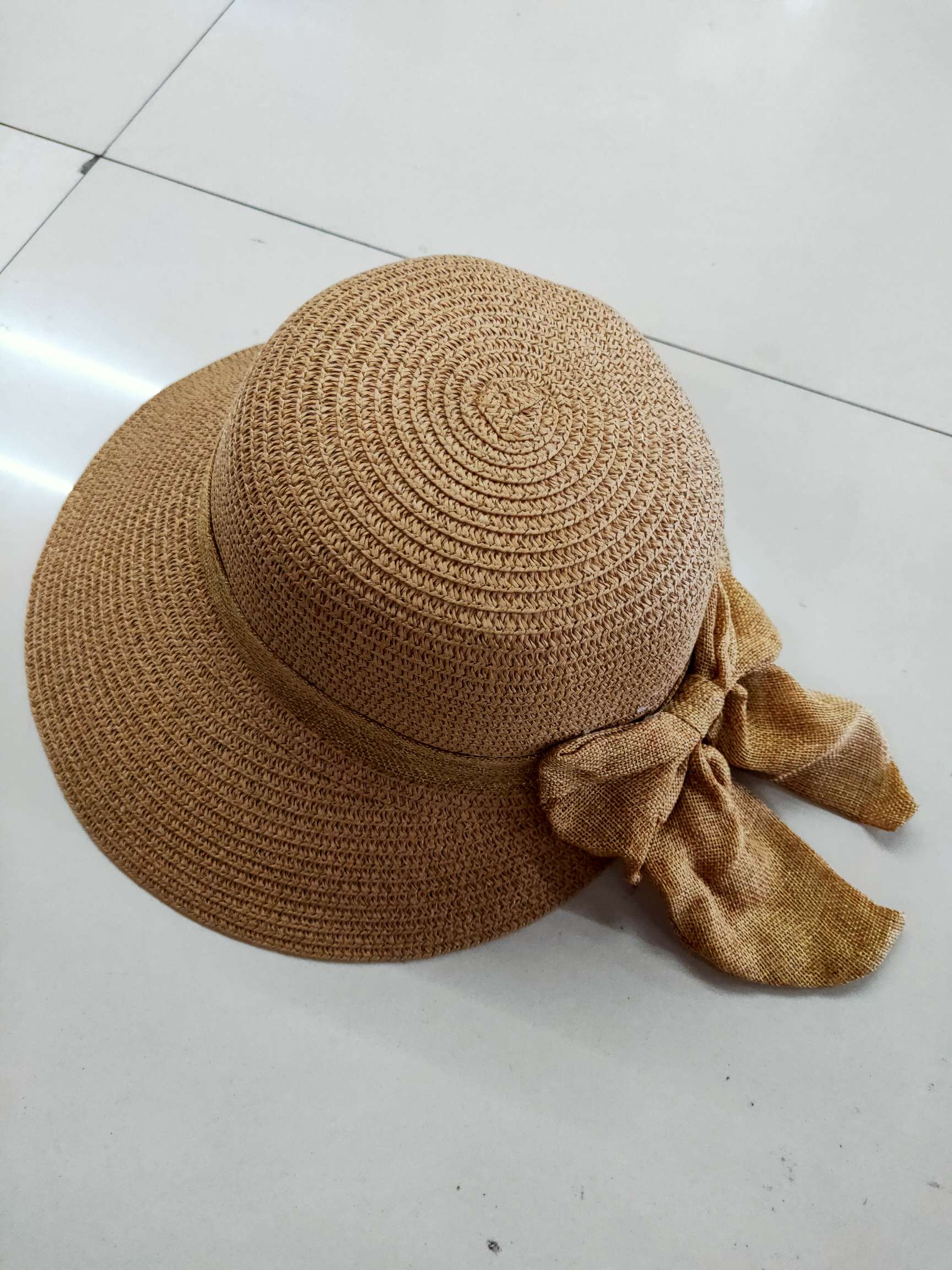 Peach hat