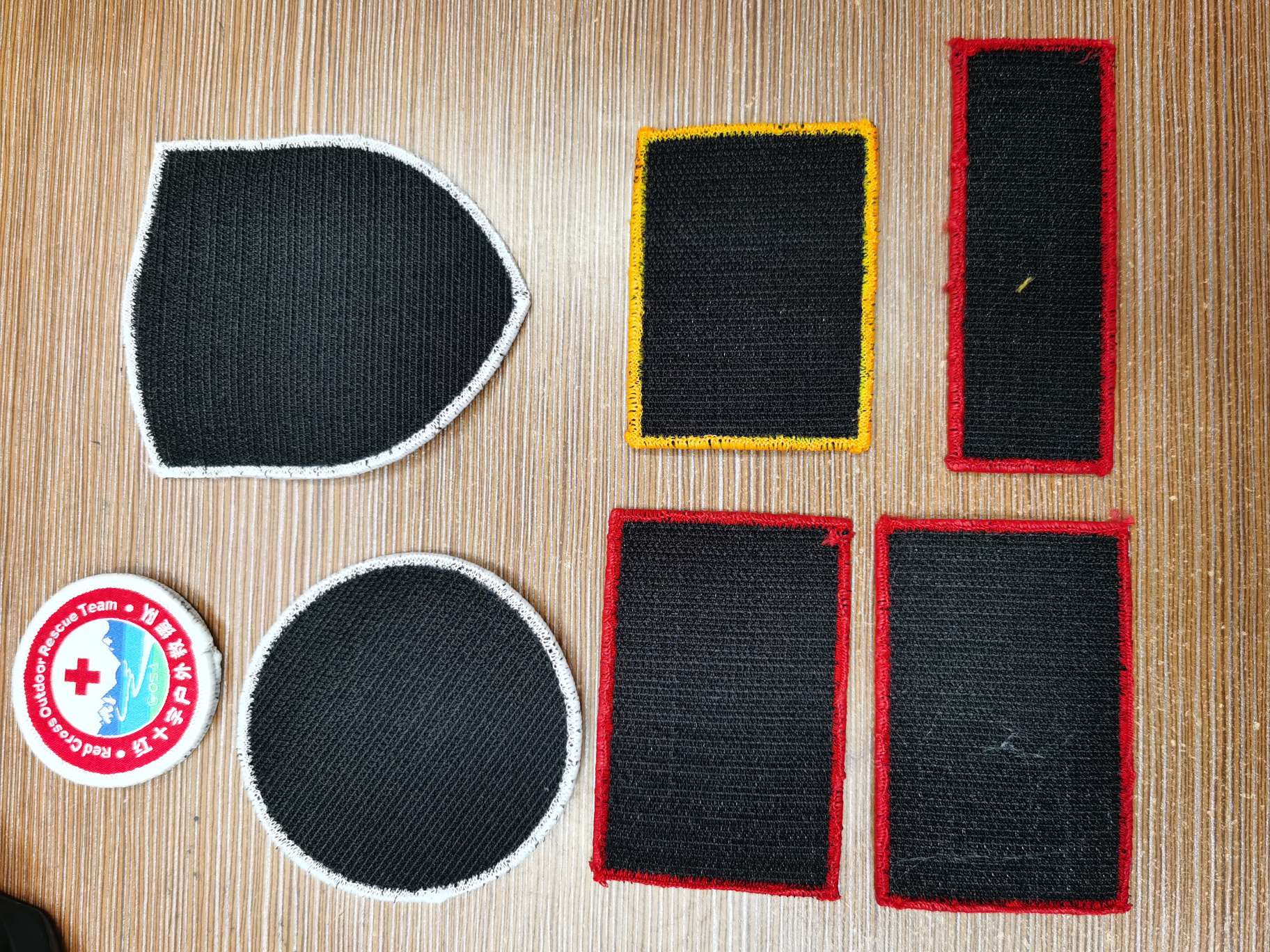 All Kinds Of Logos, Custom Armbands, Velcro Logos Specification drawing