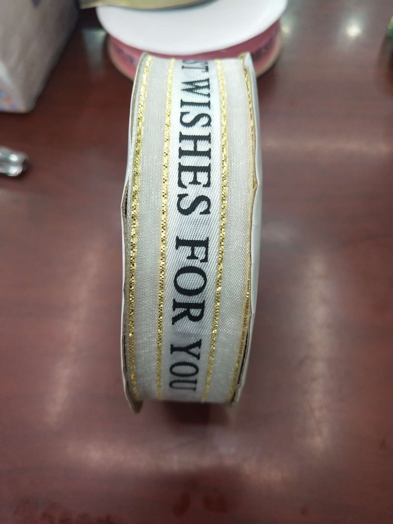 2.5公分白色印字