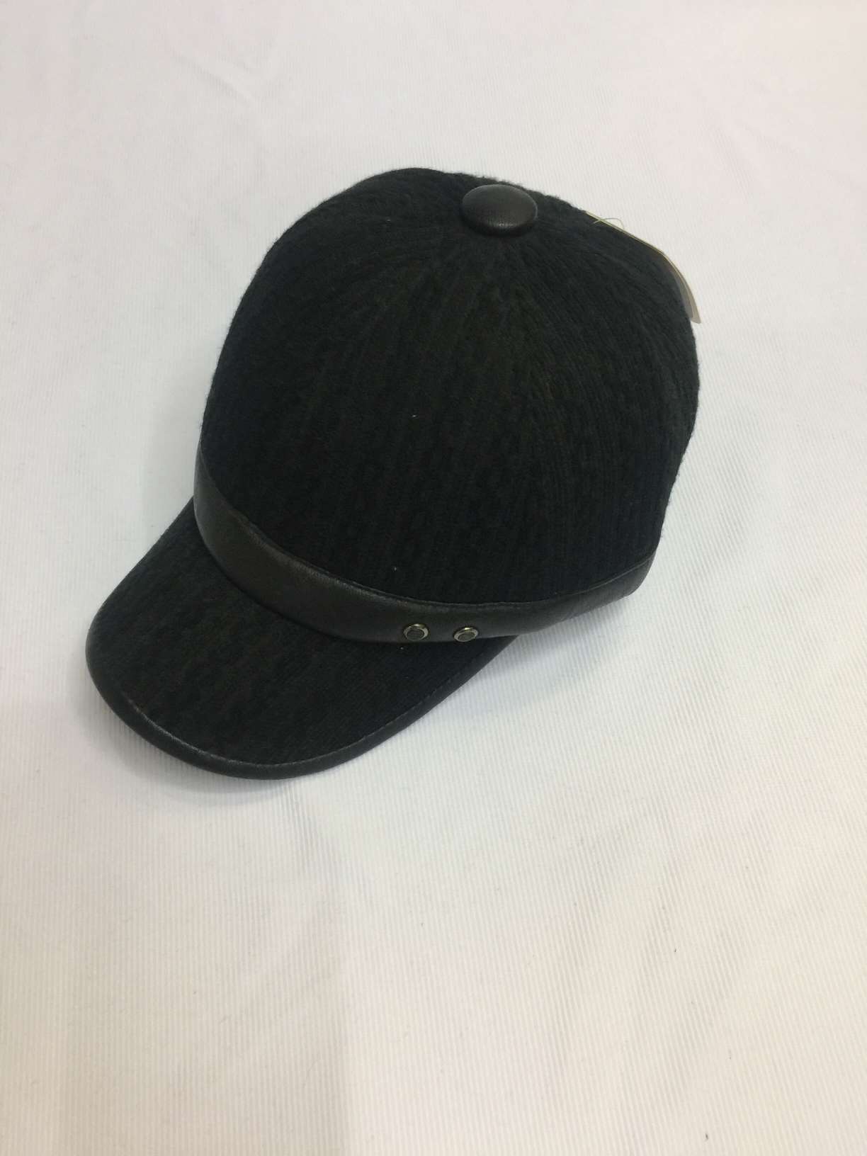 Wool Split Leather Winter Baseball details Picture
