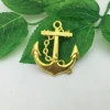 diy jewelry accessories manufacturer direct sales of necklace accessories 41MMX36MM anchor CCB jewelry accessories undefined