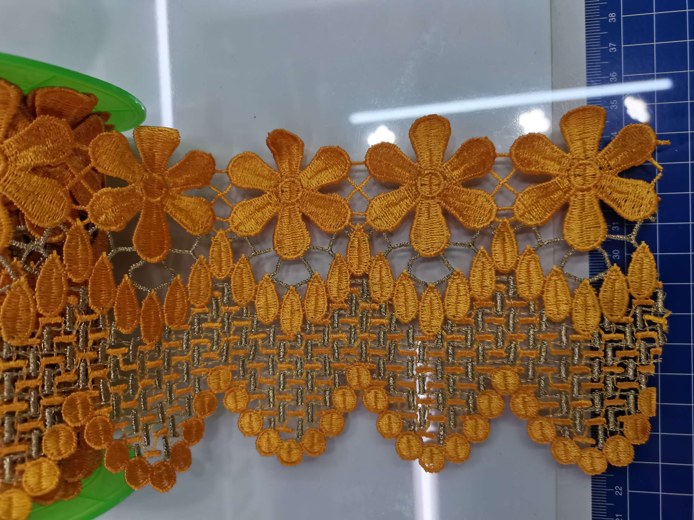 New product: Milk silk color thread gold thread lace Specification image