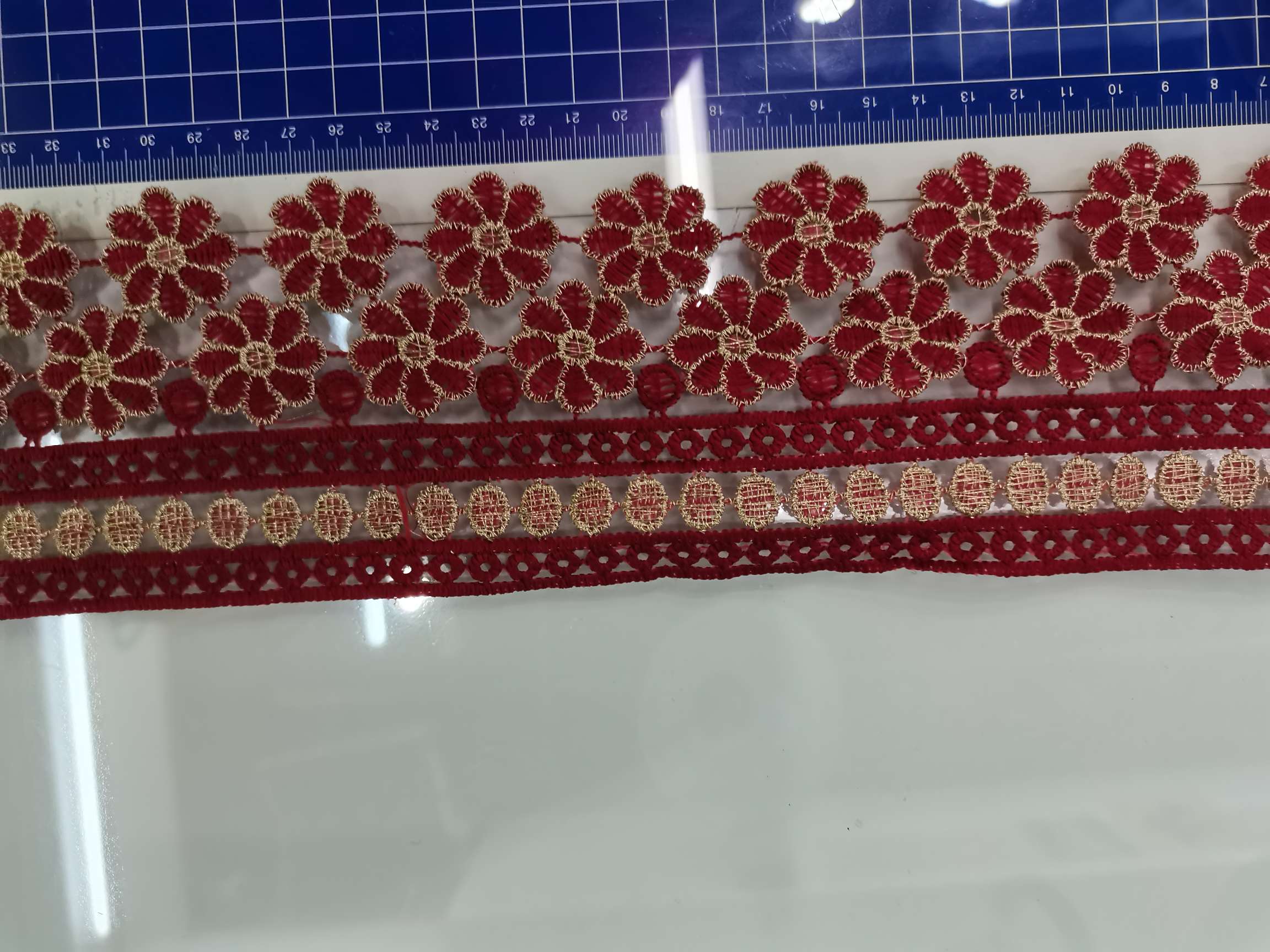 2020 new color line lace trim, gold line plus color line Application Scenario