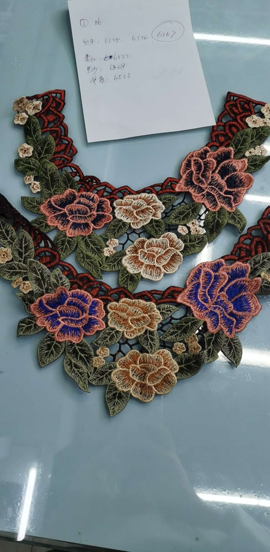 Colorful Collar Flower 3