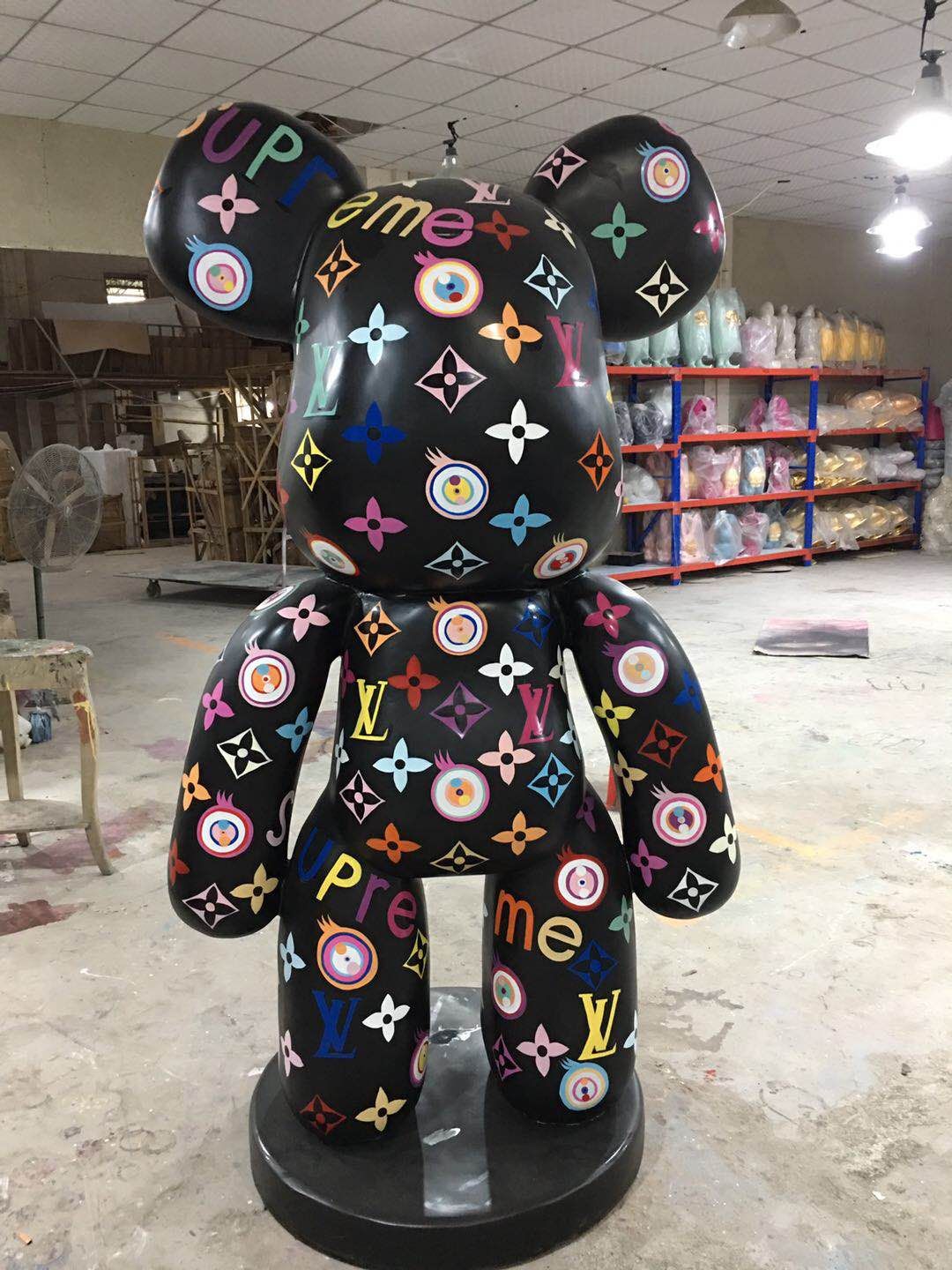 The large violent bear is 200*120*80 tall undefined