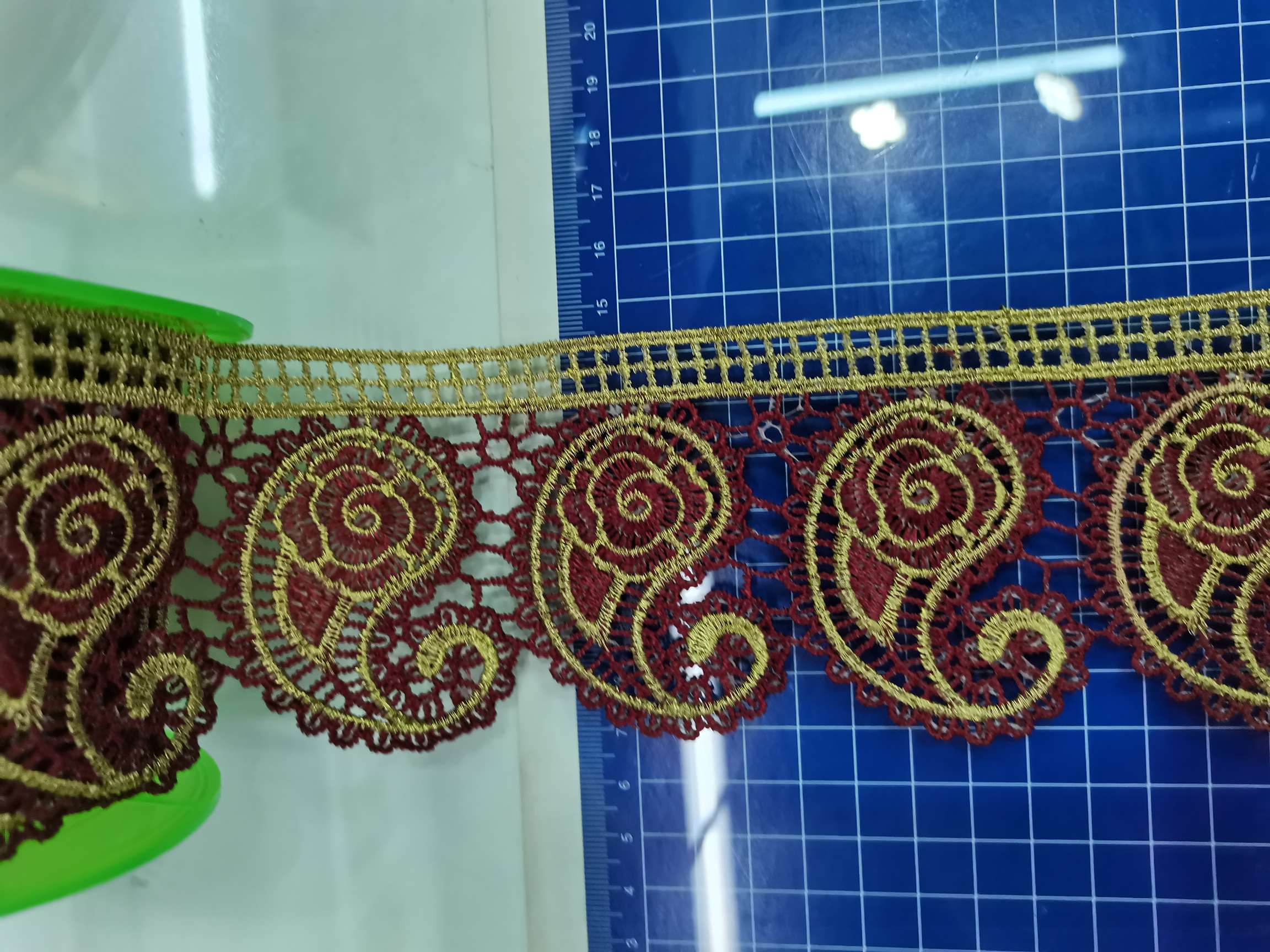 Wholesale and retail of gold thread lace Application Scenario