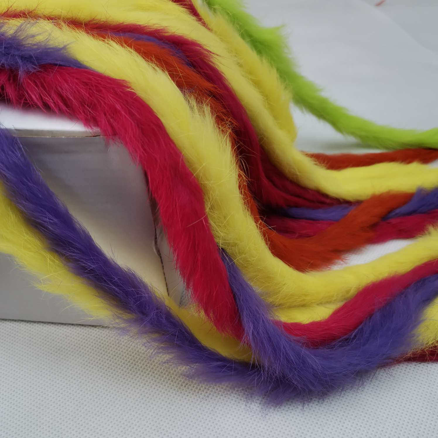 兔毛条麻花条2米一条