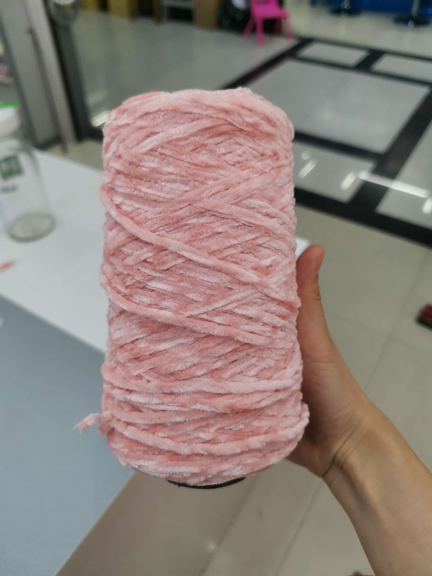 1.8 single-color Chenille yarns