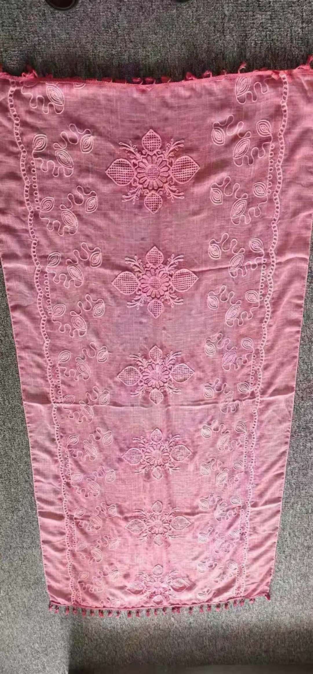 Stained Embroidered Scarf 9 undefined