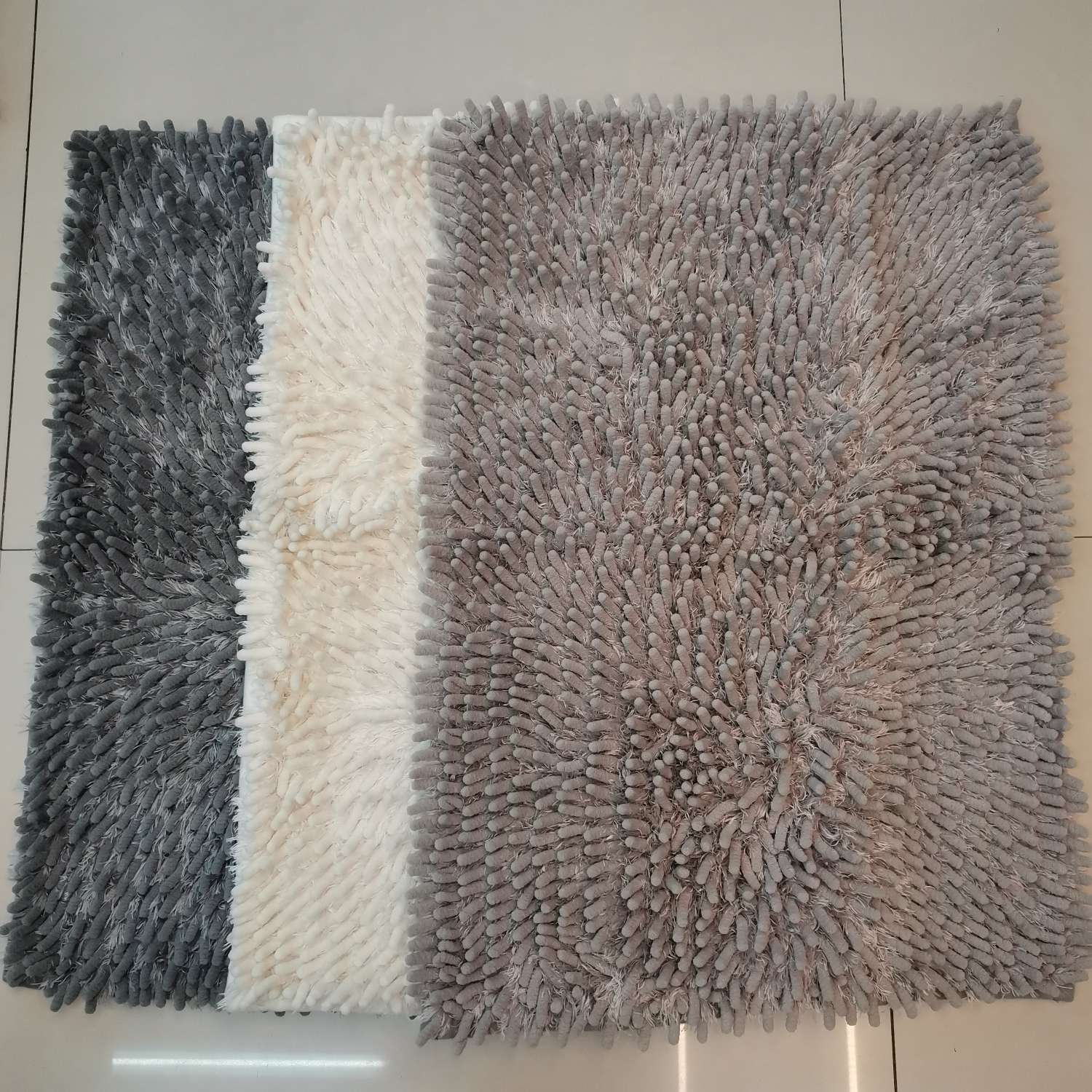 Bathroom non-slip mat, Chenille microfiber blend mat thumbnail