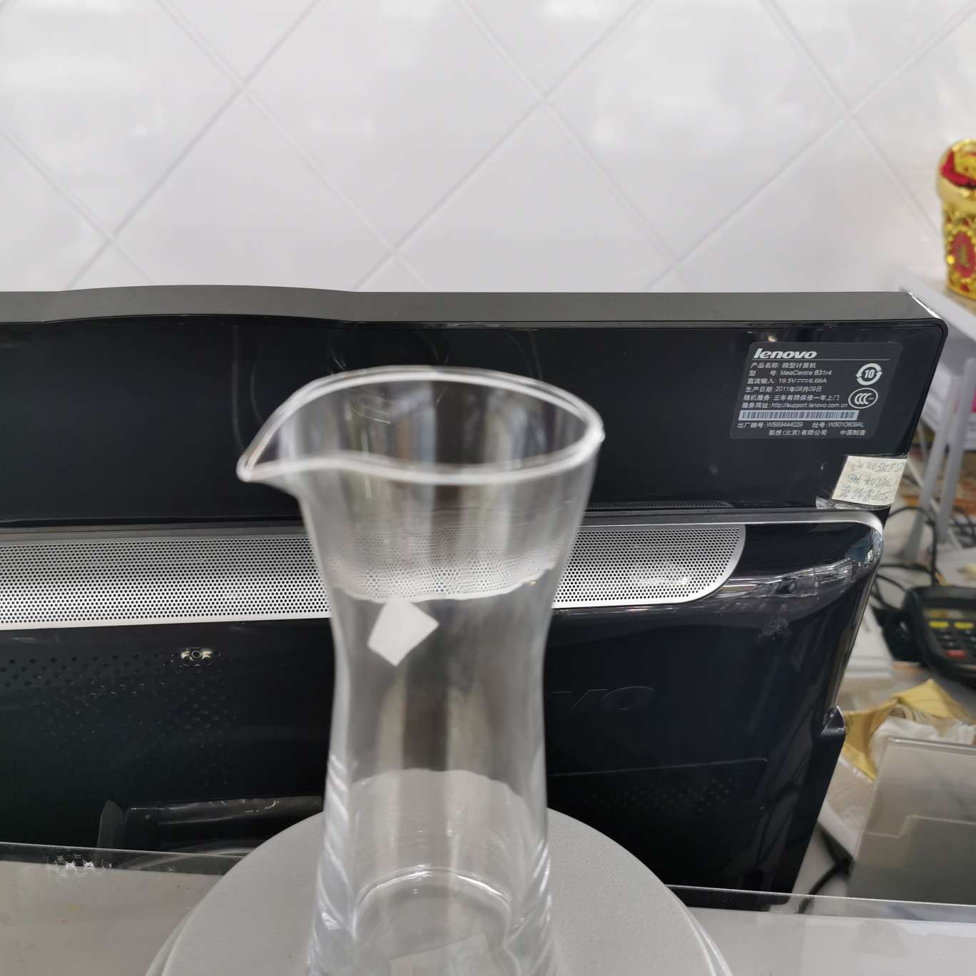 White spirit pot wine divider, red wine decanter, suitable for home, hotel and KTV. Lead-free glass wine vessel for wine Specification image