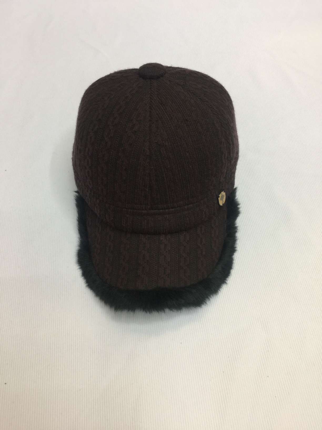 Baseball Cap With Wool And Fluffy details Picture