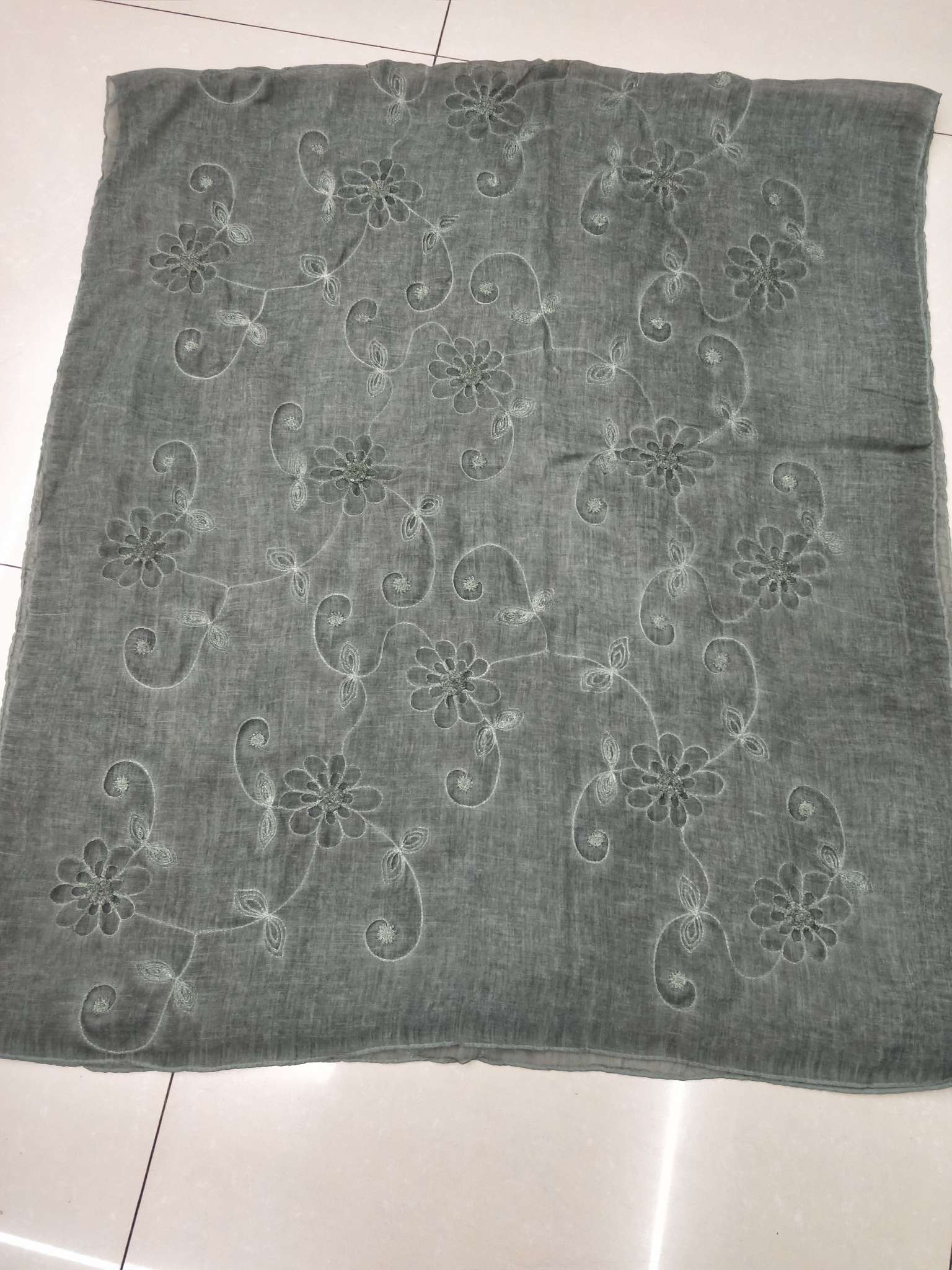 Stained Embroidered Headscarf 10 undefined