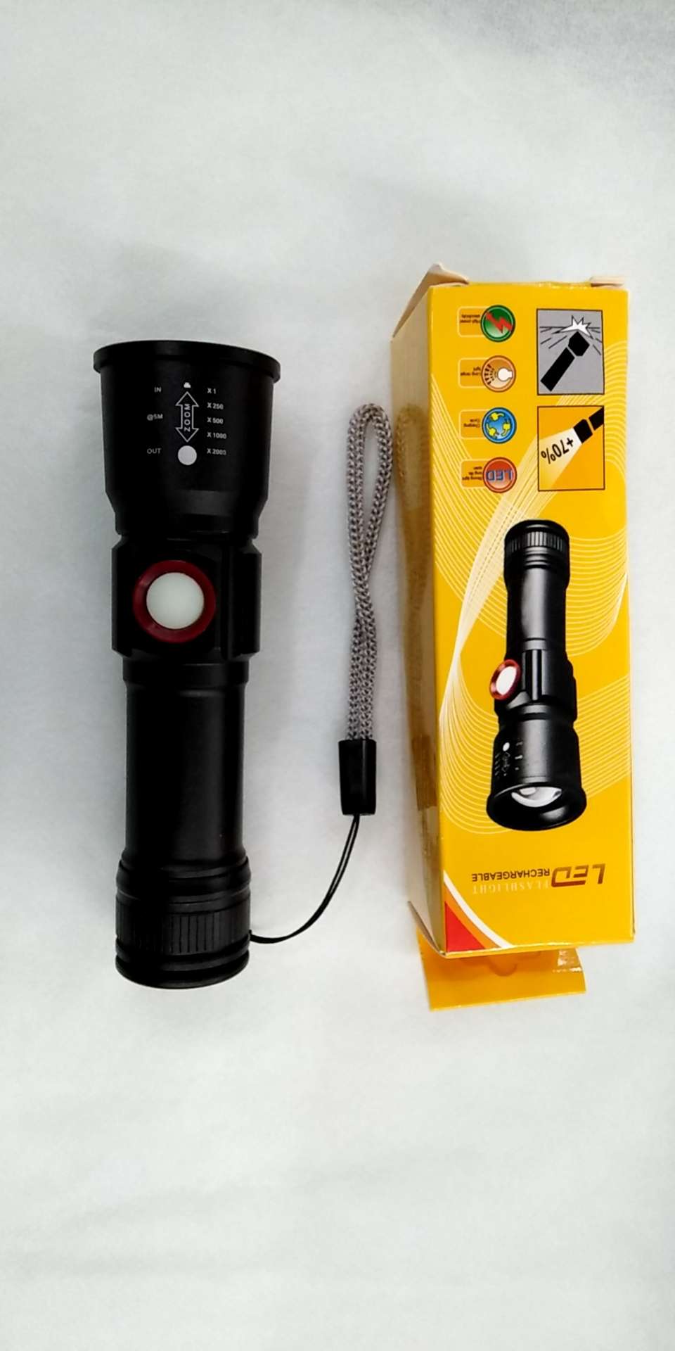 Built-in battery, USB charging, P60 bulb thumbnail