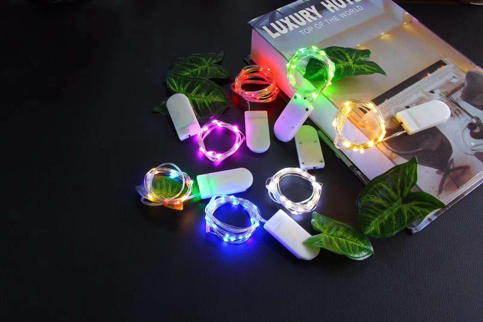 LED网红灯灯串铜线灯米粒灯彩灯电池灯