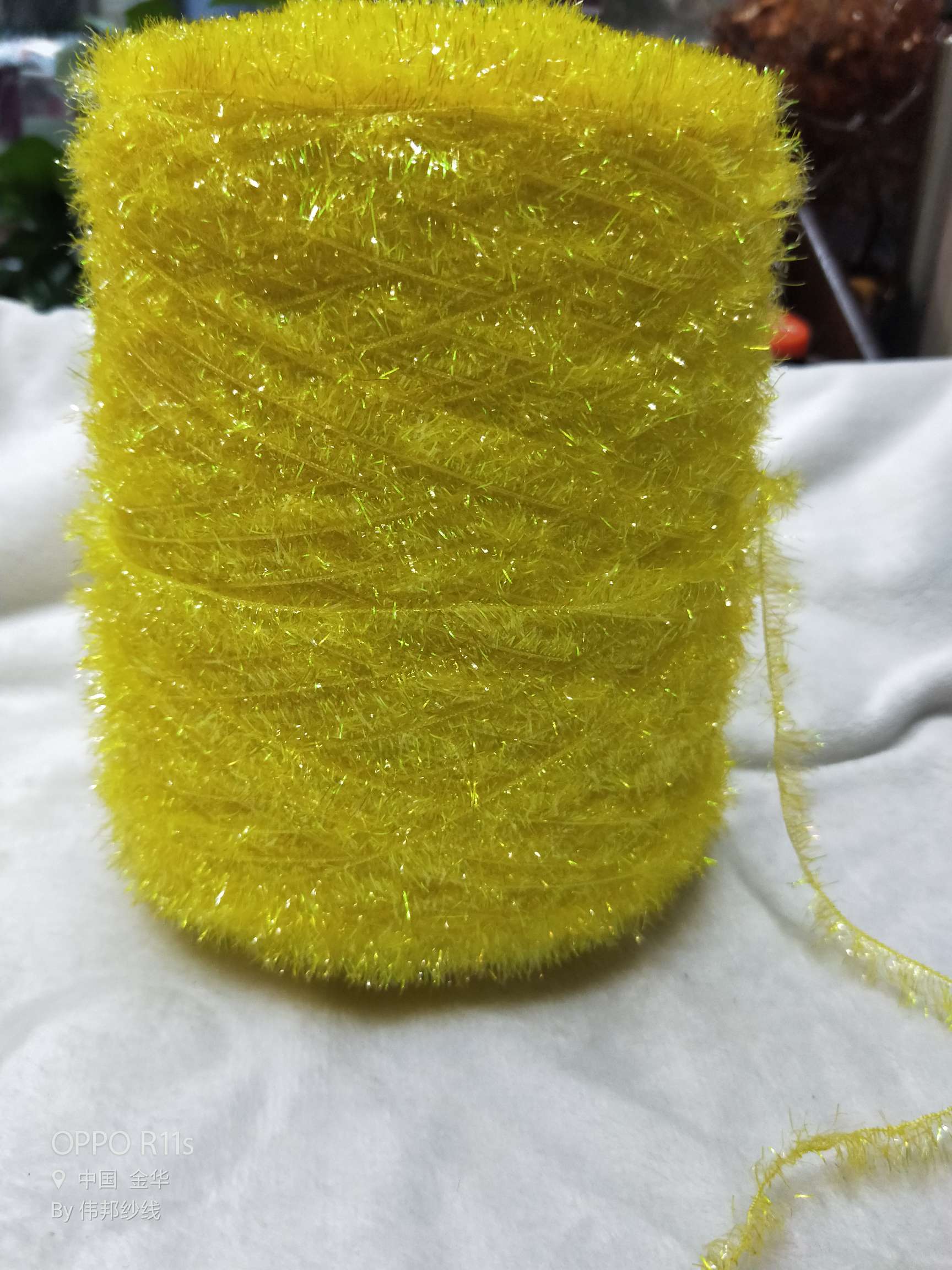 Upgraded version of Korean seven-color dishwashing yarn, yellow Specification image