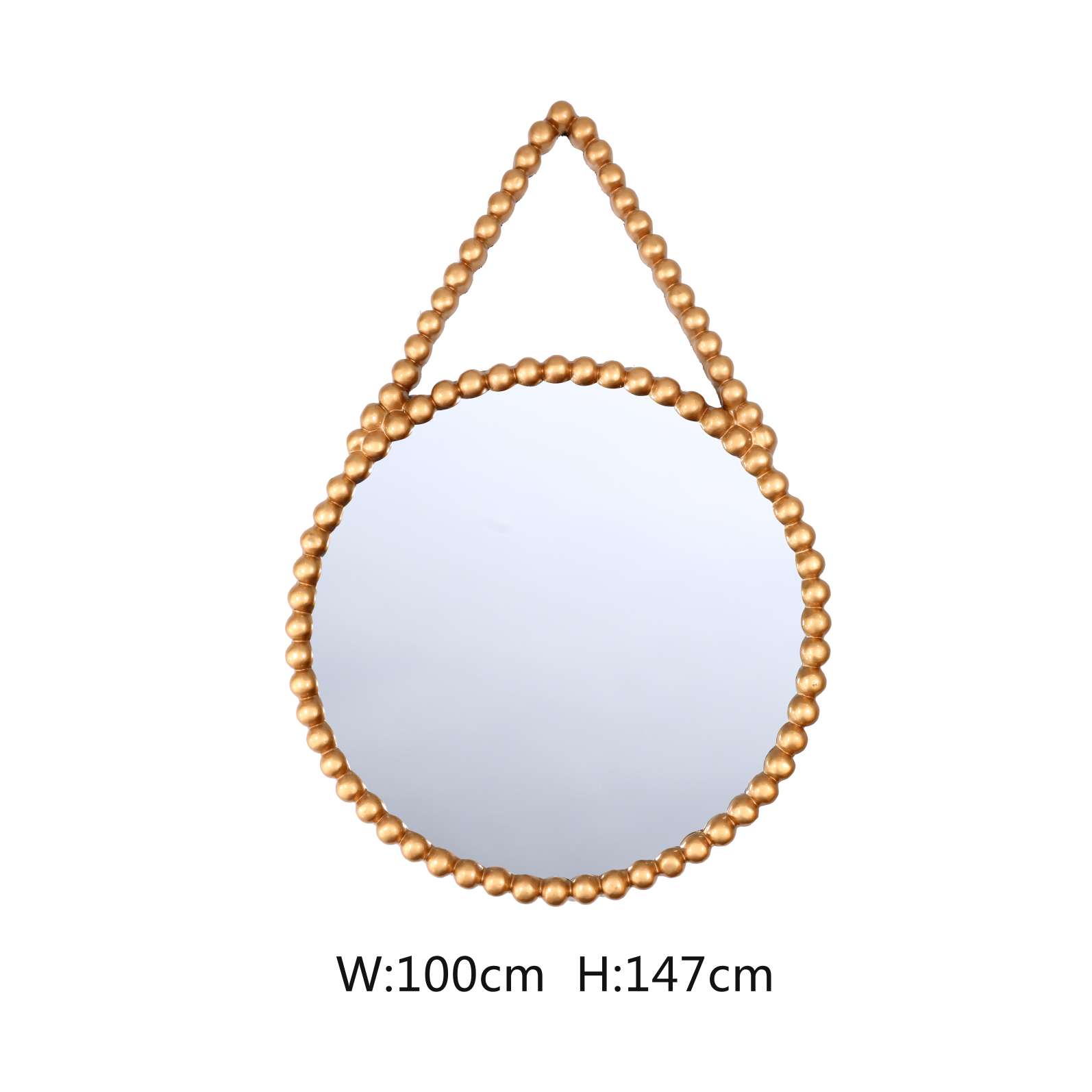 Golden mirror 147*100