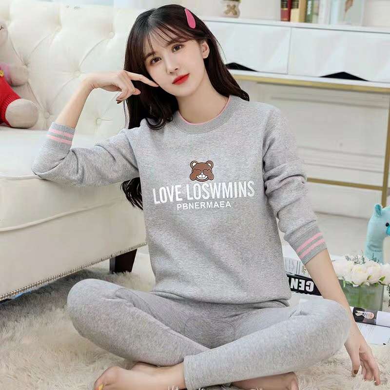 Add velvet thermal underwear to girl's fashion base