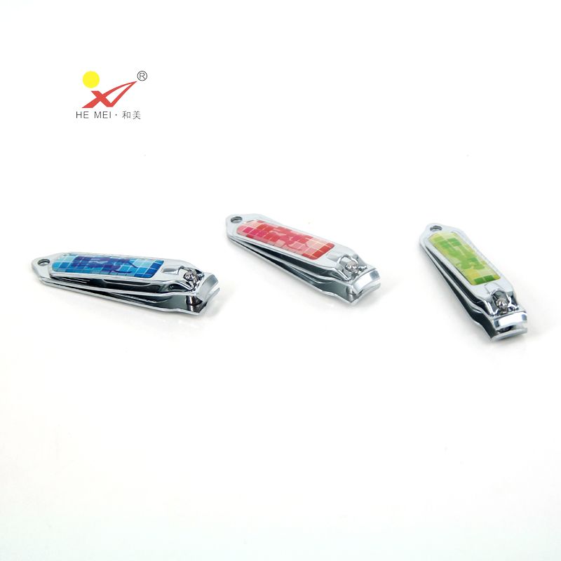 和美牌电镀指甲刀不绣铁材质滴胶款可爱风指甲钳产品图