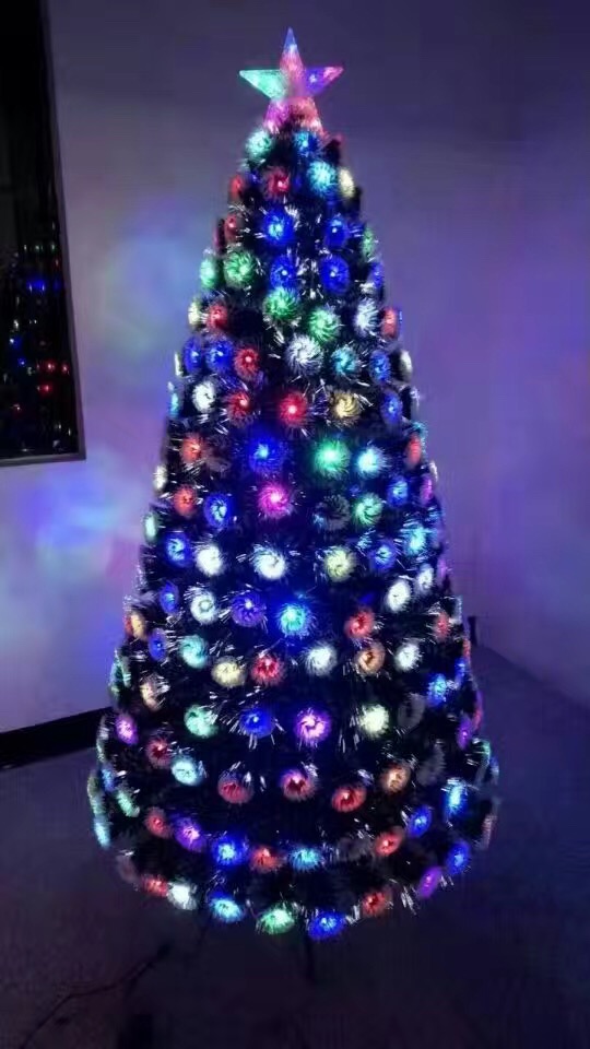 Snowflake leaf seven-color lantern, 180 cm