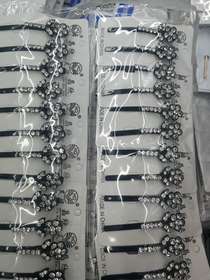 Black paint white diamond clip