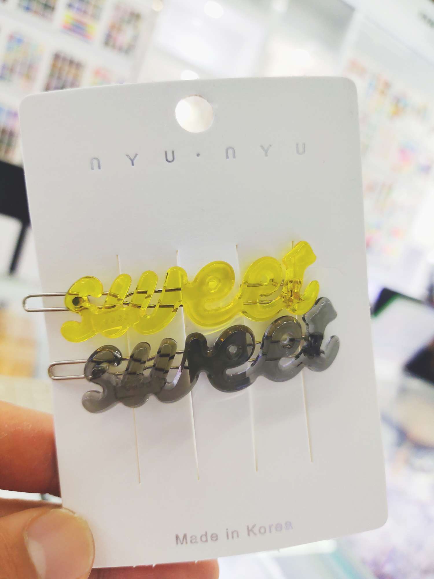 Sweet Hair Clip Specification drawing