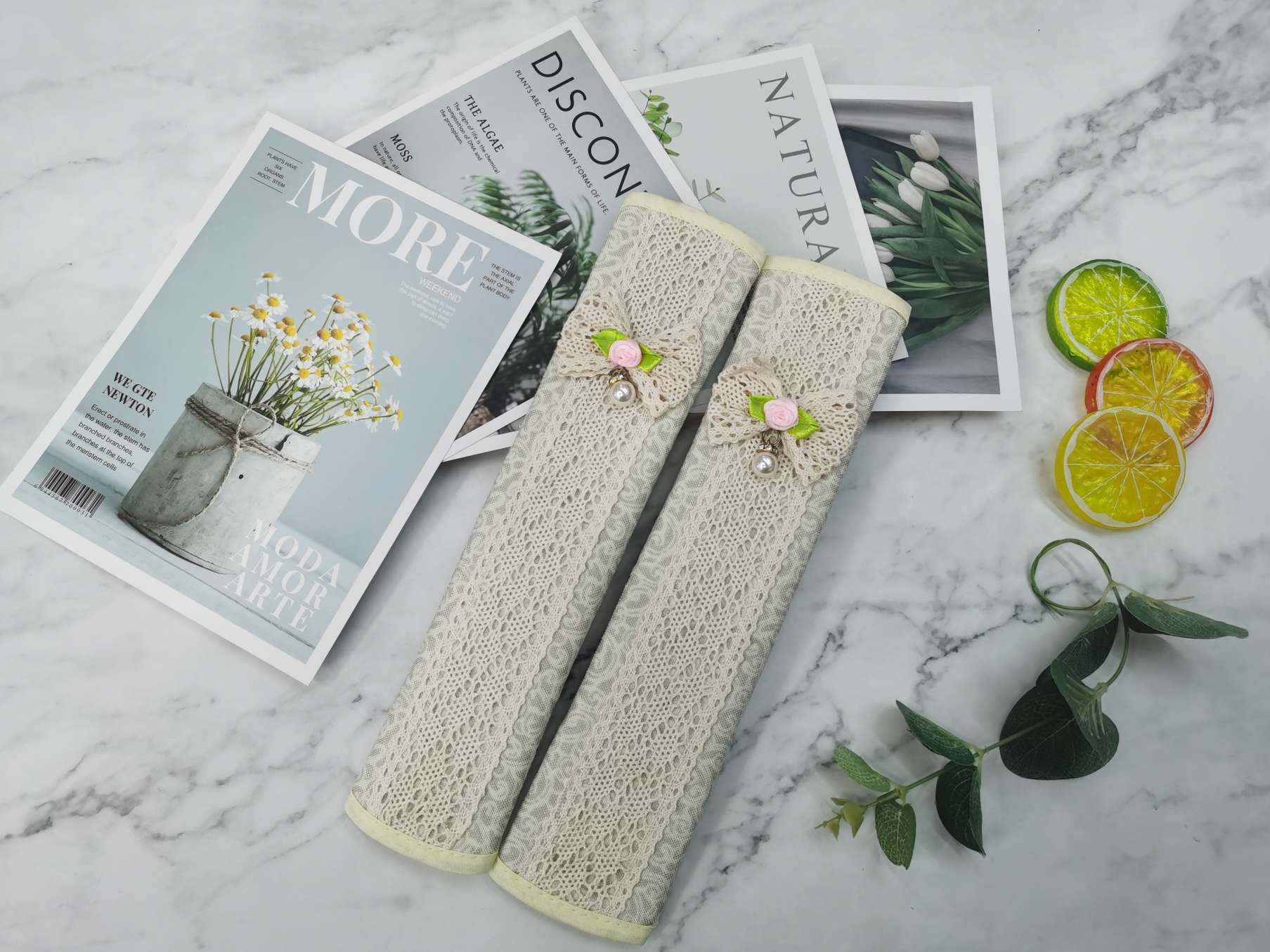 High-Grade Cloth Dust, Dirt, Static, Anti-Collision Refrigerator Door Cover Car Seat Belt Shoulder Protective Cover Application Scenario