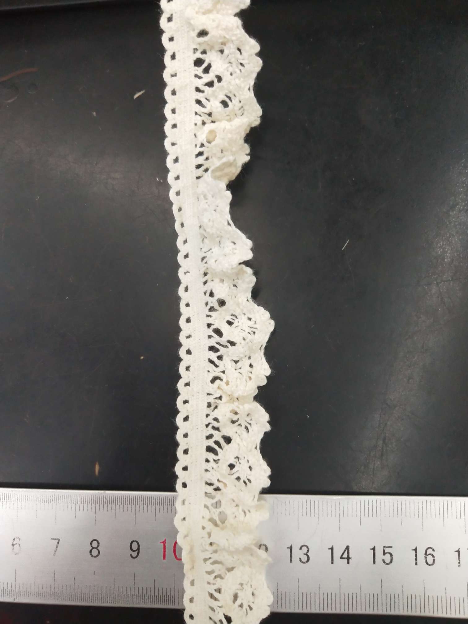 1287 elastic cotton thread lace details Picture