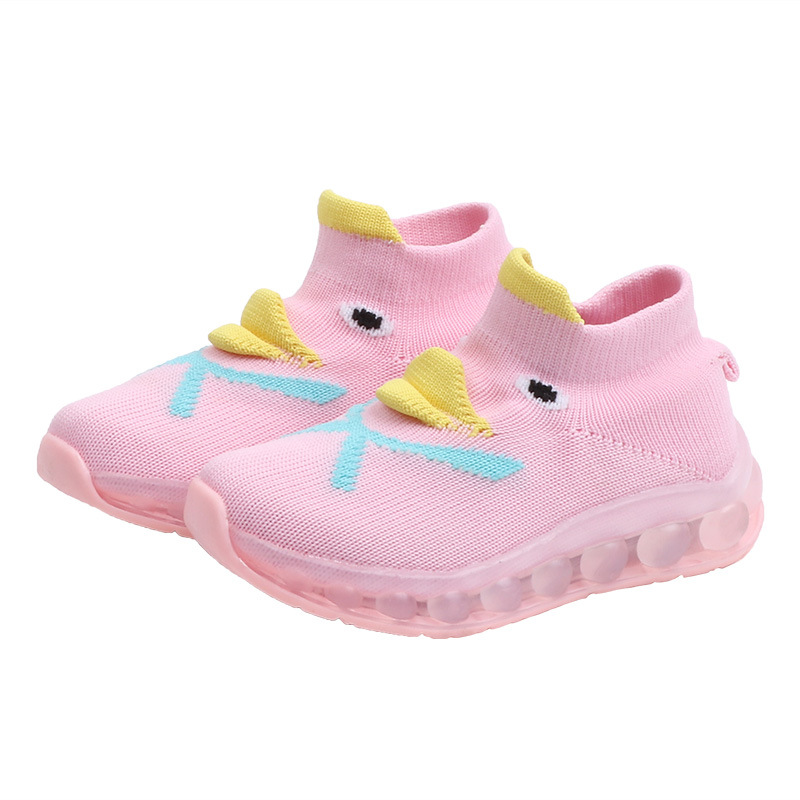 Children's Shoes 2020 New Baby Soft Sole Flying Knitting Socks Shoes Light Men's And Women's Shoes Shoes Manufacturers Direct Sales Application Scenario