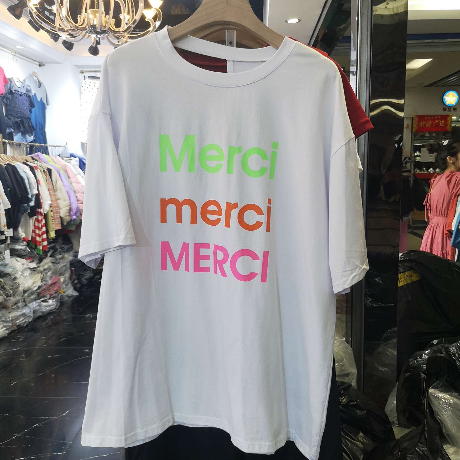 European Women's Station 2020 Spring New Korean Version Of Loose Letter Cartoon Pattern Round Neck Hoodie Women Casual Blouse details Picture