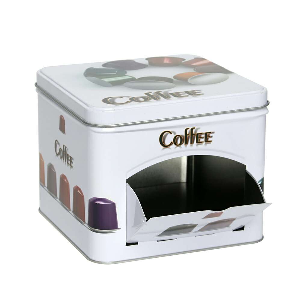 咖啡胶囊抽屉式盒马口铁储物盒CTH-124产品图