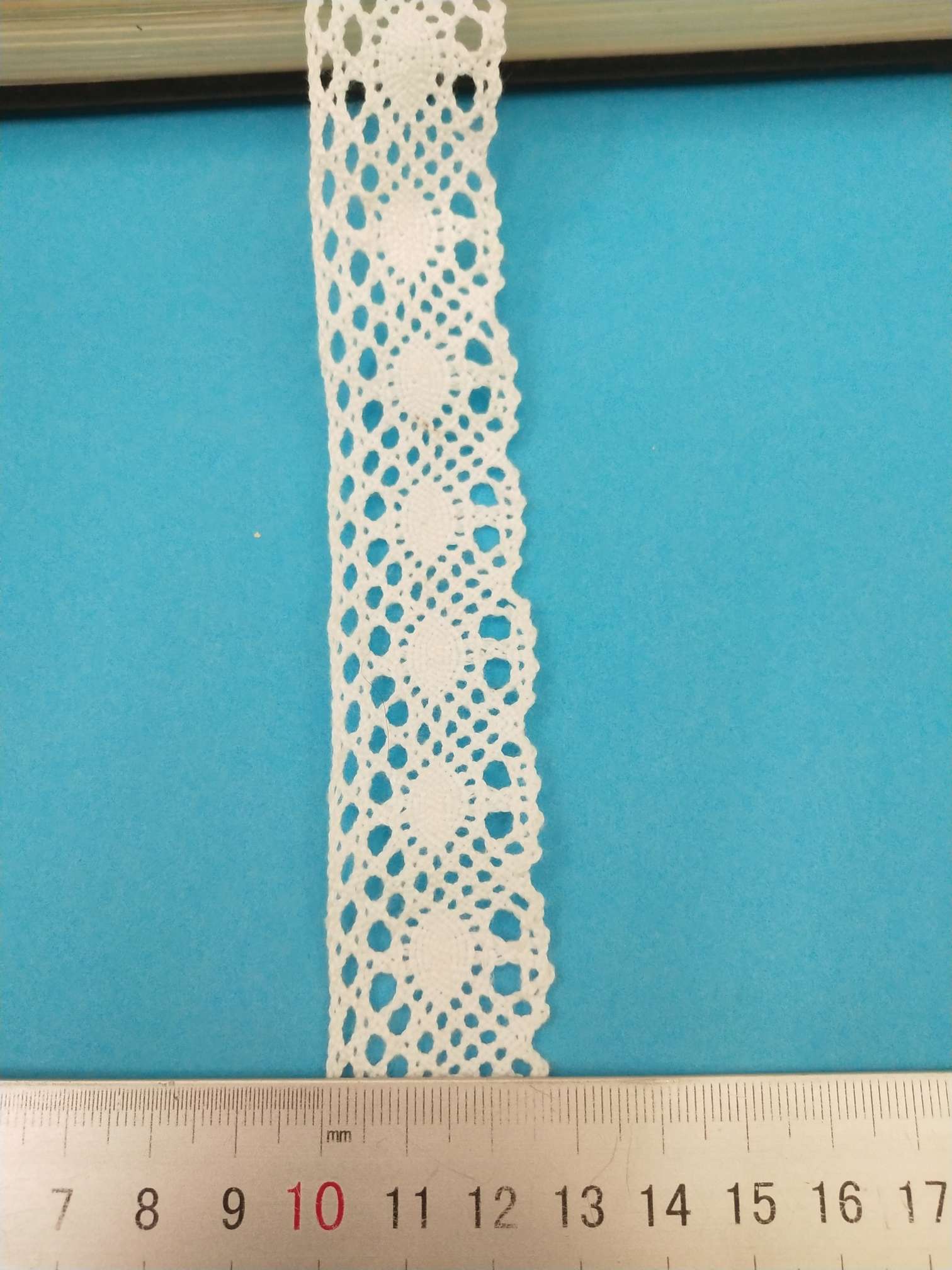 1010 bleached cotton thread lace details Picture