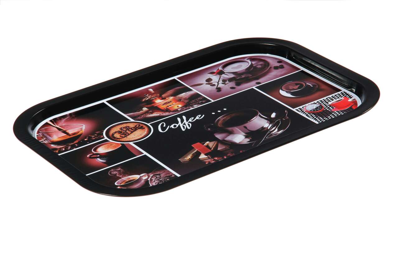 Coffee Square Plate Tinplate Plate details Picture