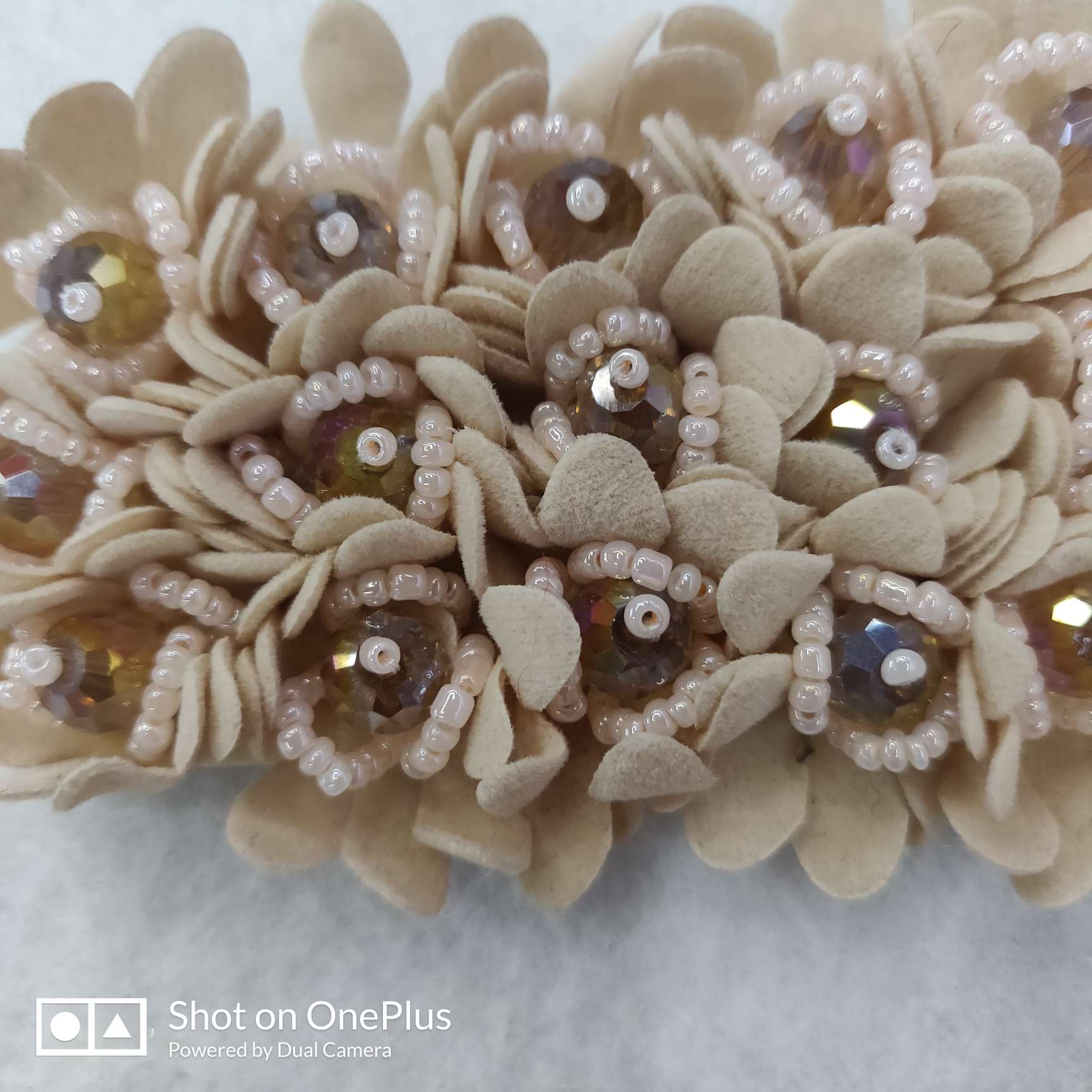 双面绒水晶鞋花产品图