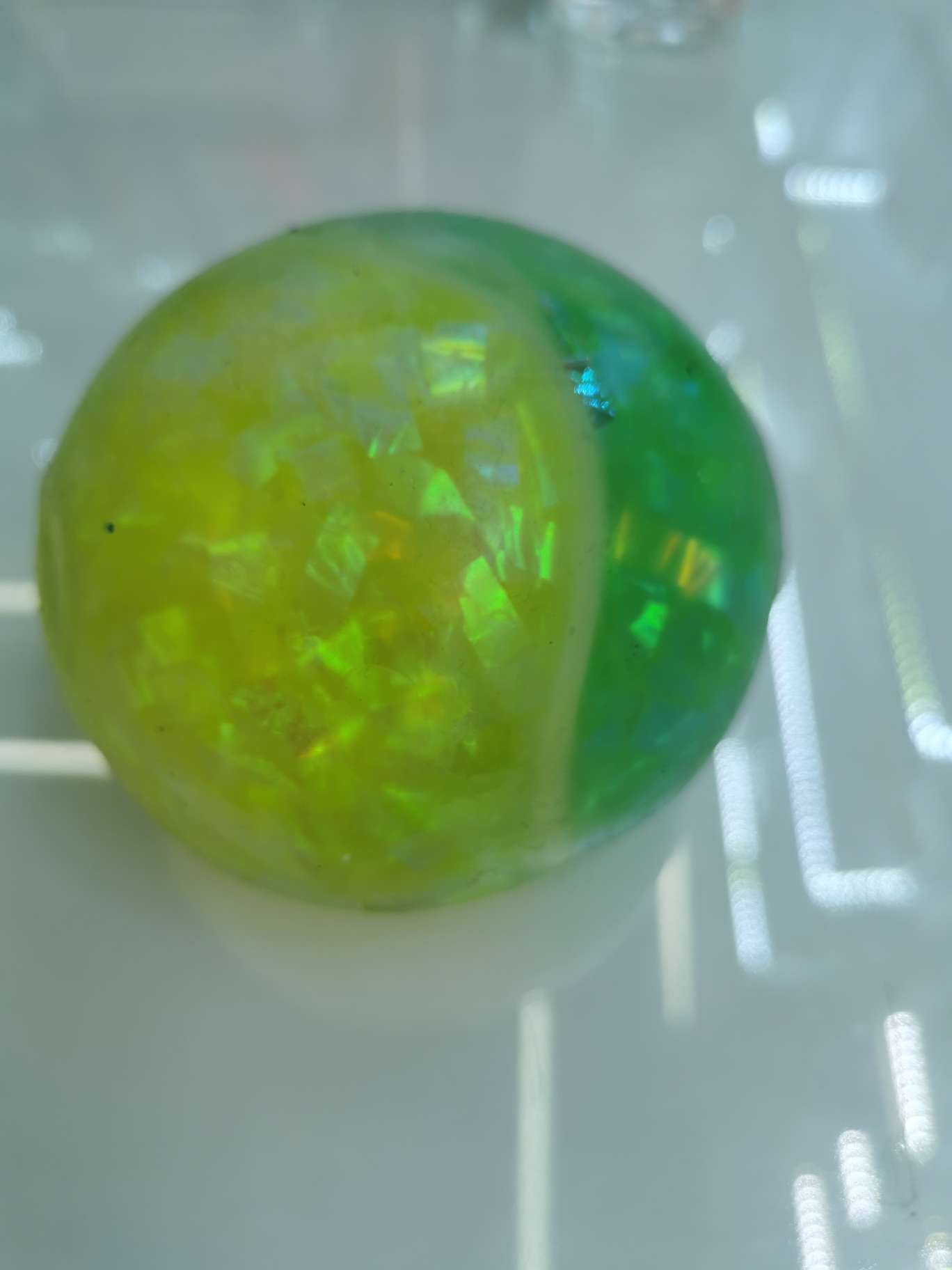 10公分双色金丝球