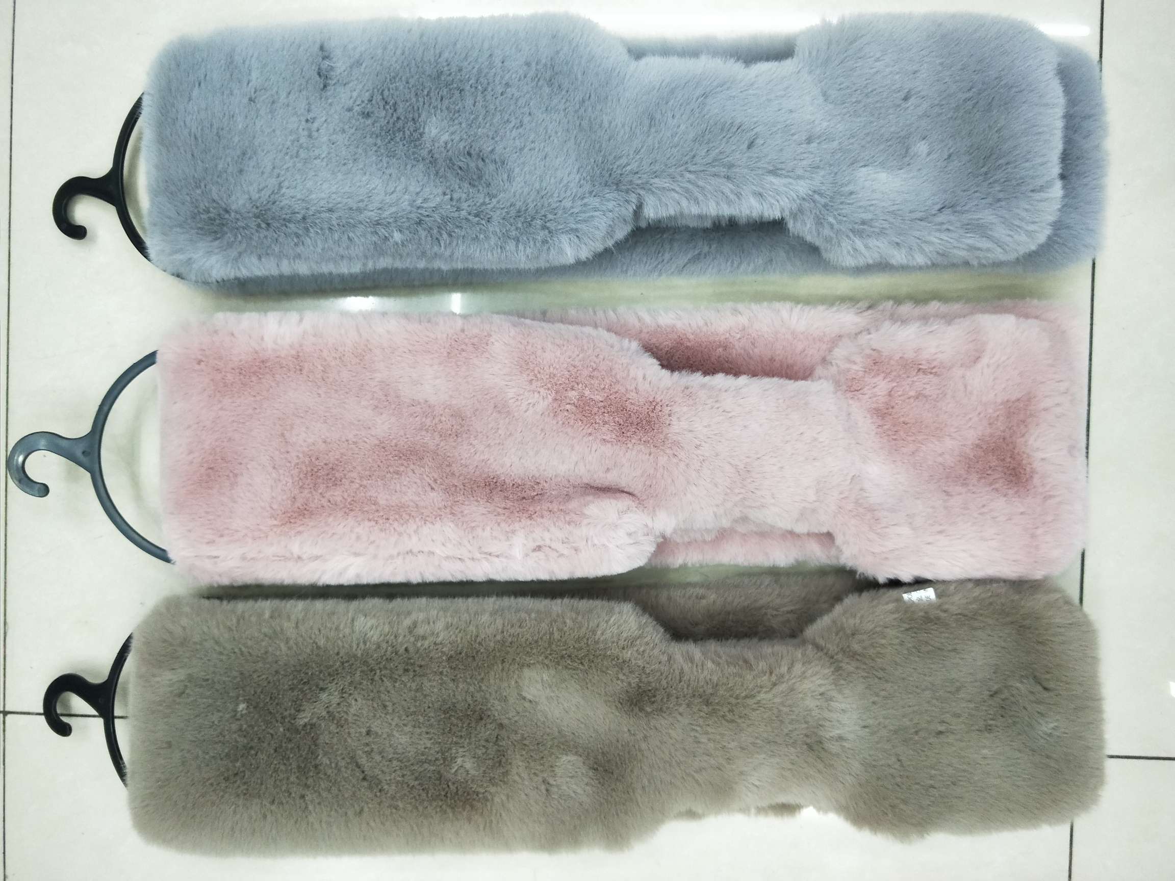 The Latest Japanese And Korean Fashion All-In-One Fur Scarf Specification drawing