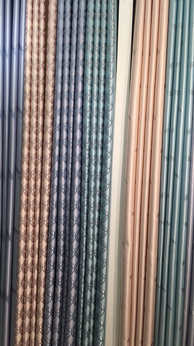 Ice porcelain cotton shade curtain thumbnail