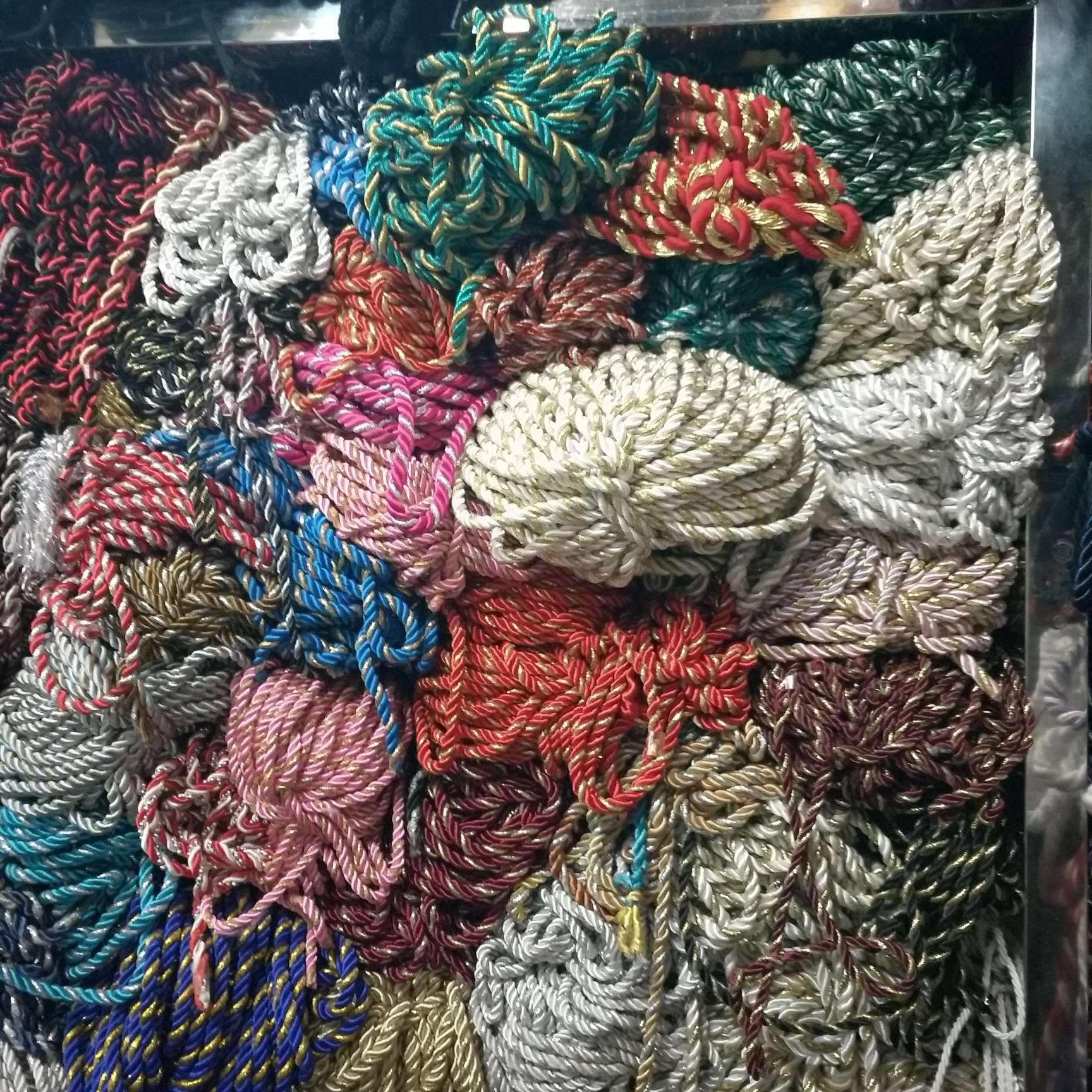 彩色三股涤纶绳详情图4