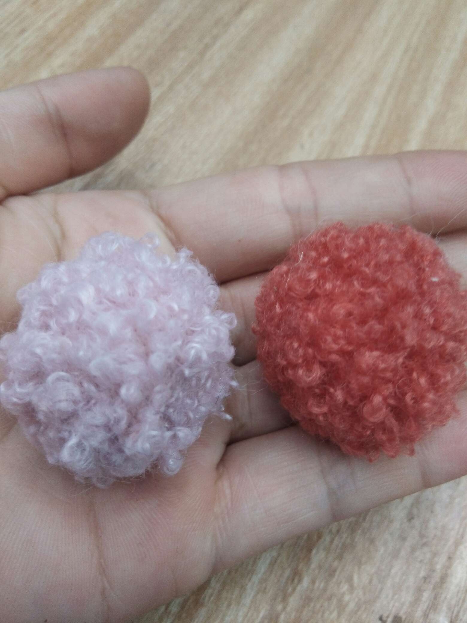 泰迪手工毛球