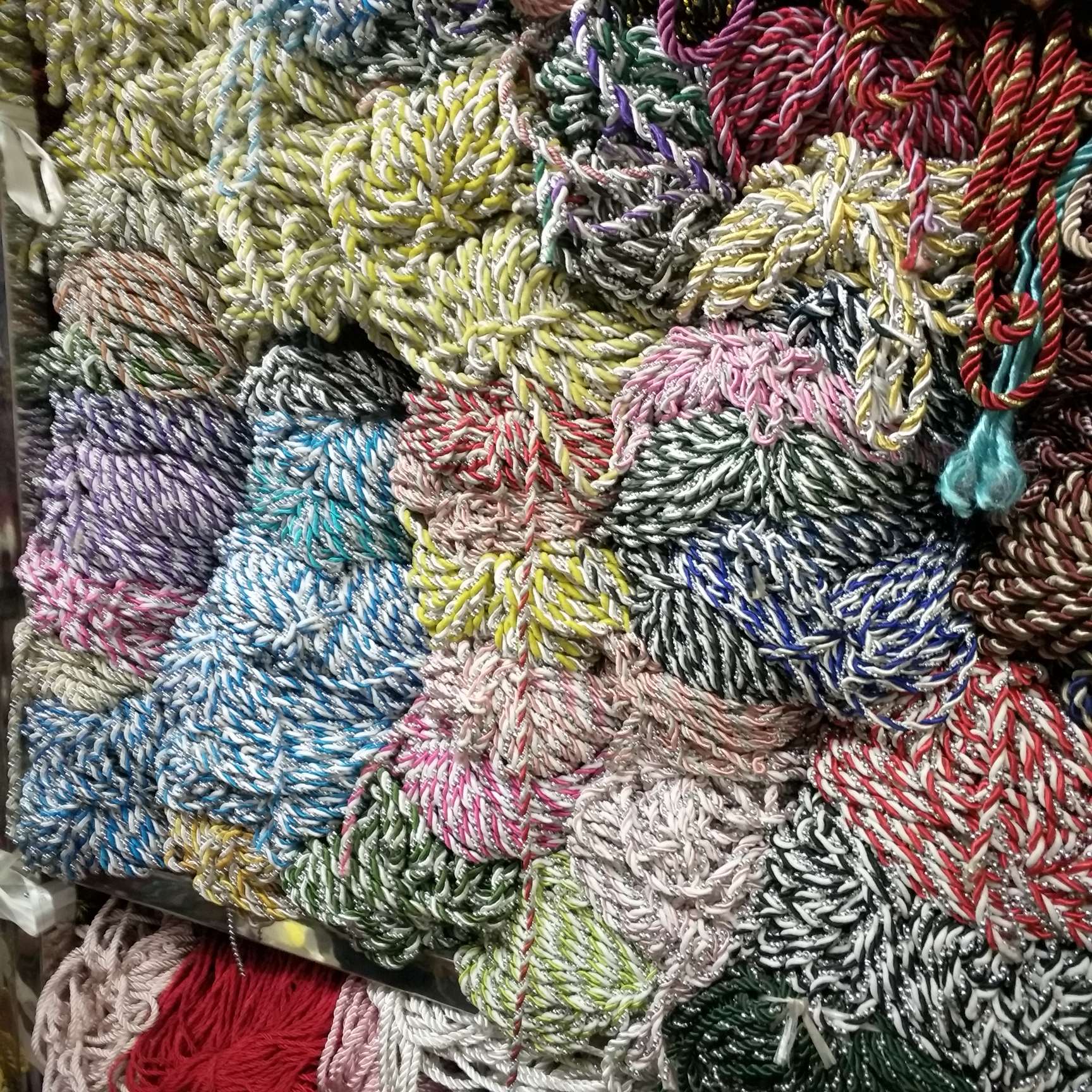 彩色三股涤纶绳详情图3