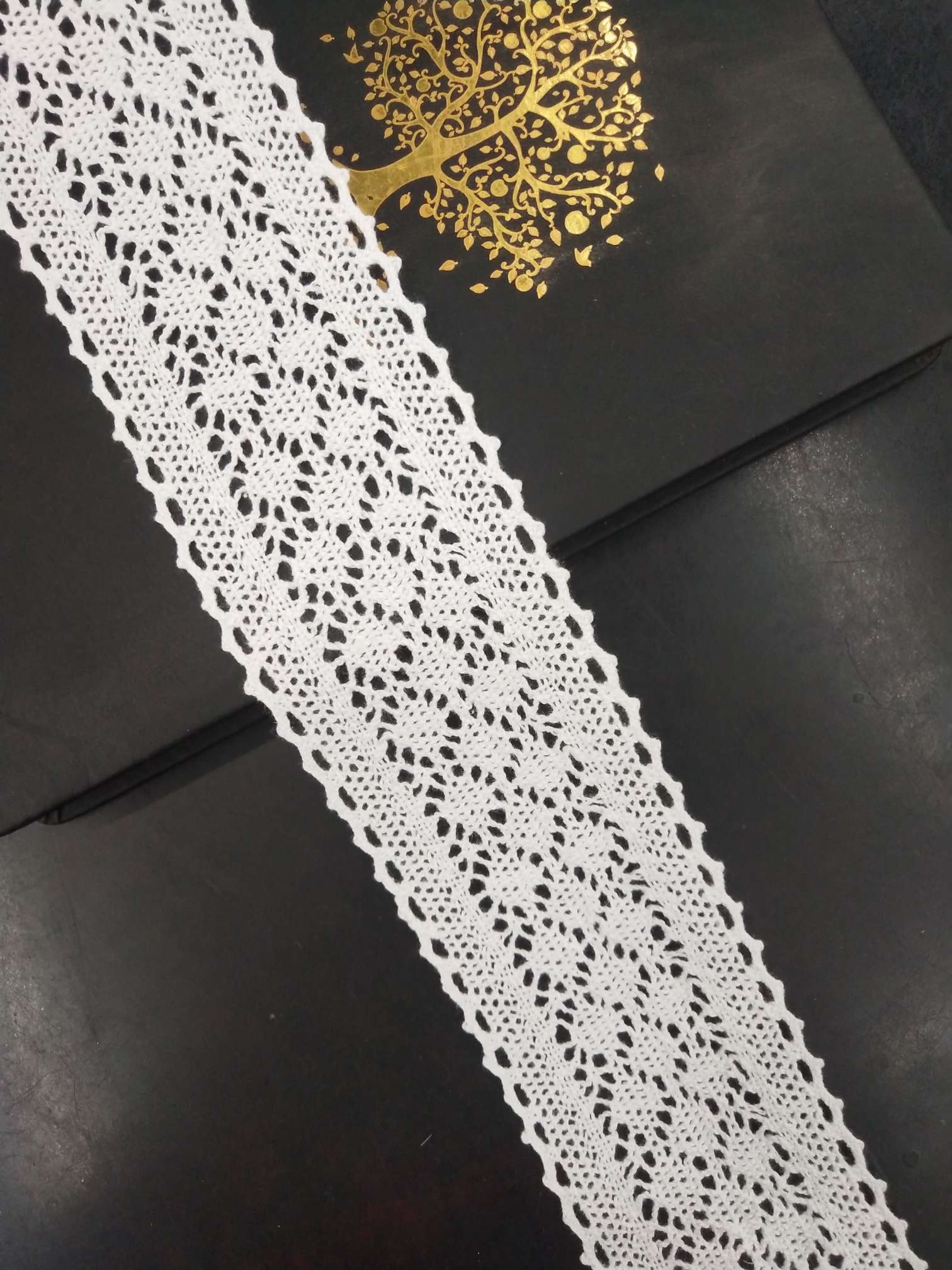 1013 bleached cotton thread lace