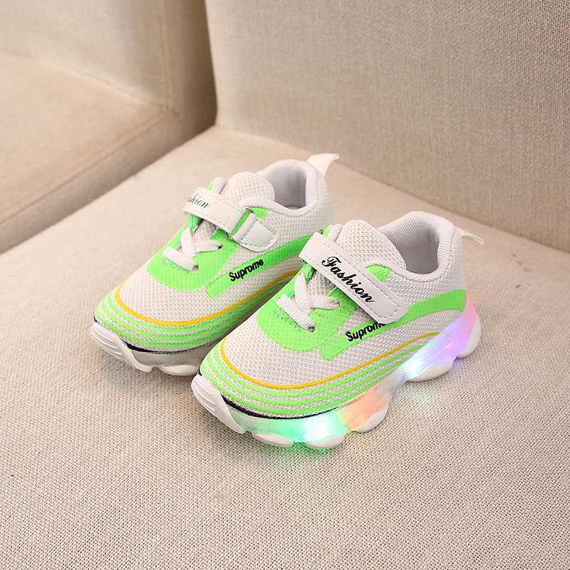 New Children's Shoes Breathable Soft Soles Light Up Children's Sports Shoes Men And Girls Led Light Casual Shoes Manufacturers Direct Sales details Picture
