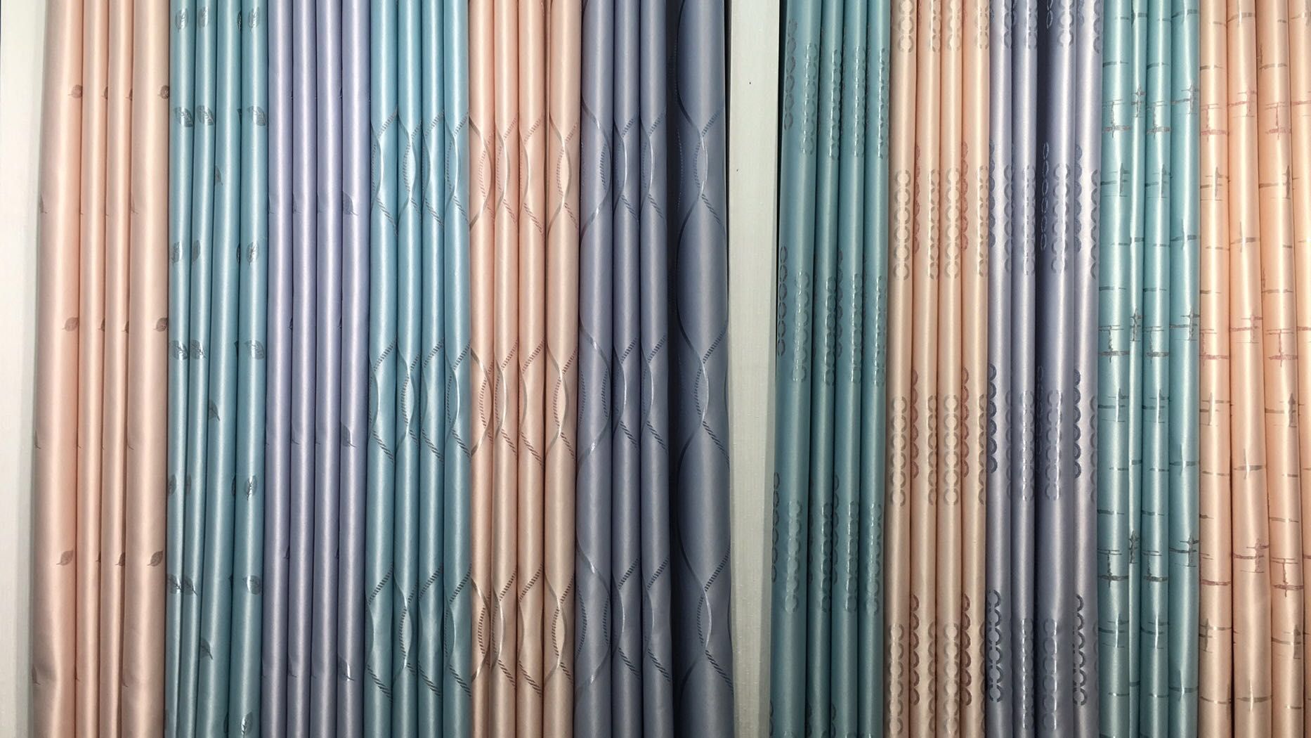 Ice porcelain cotton high-end shading curtain thumbnail